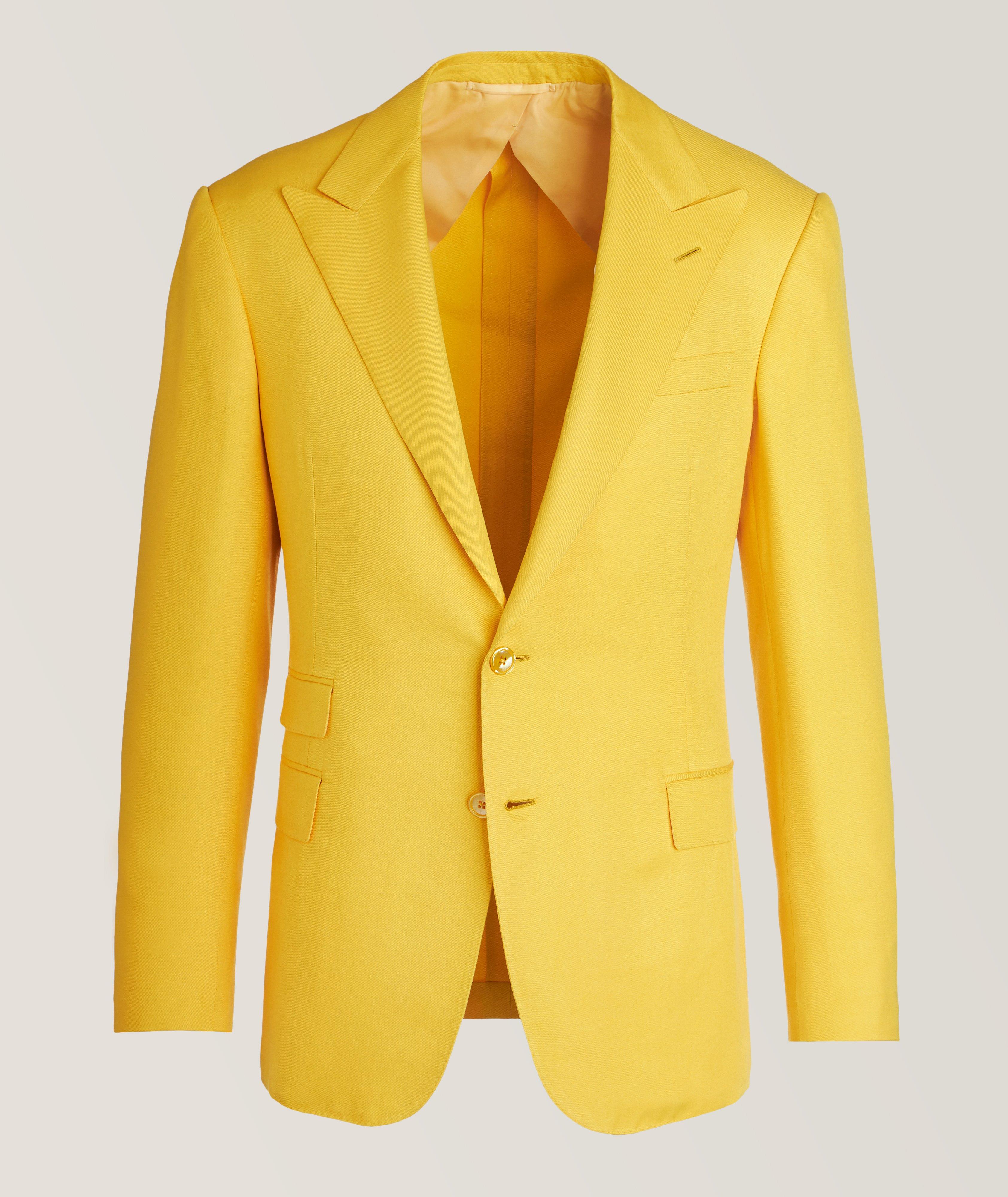 Ralph Lauren Purple Label Kent Silk Sport Jacket In Yellow , Men's Size 40