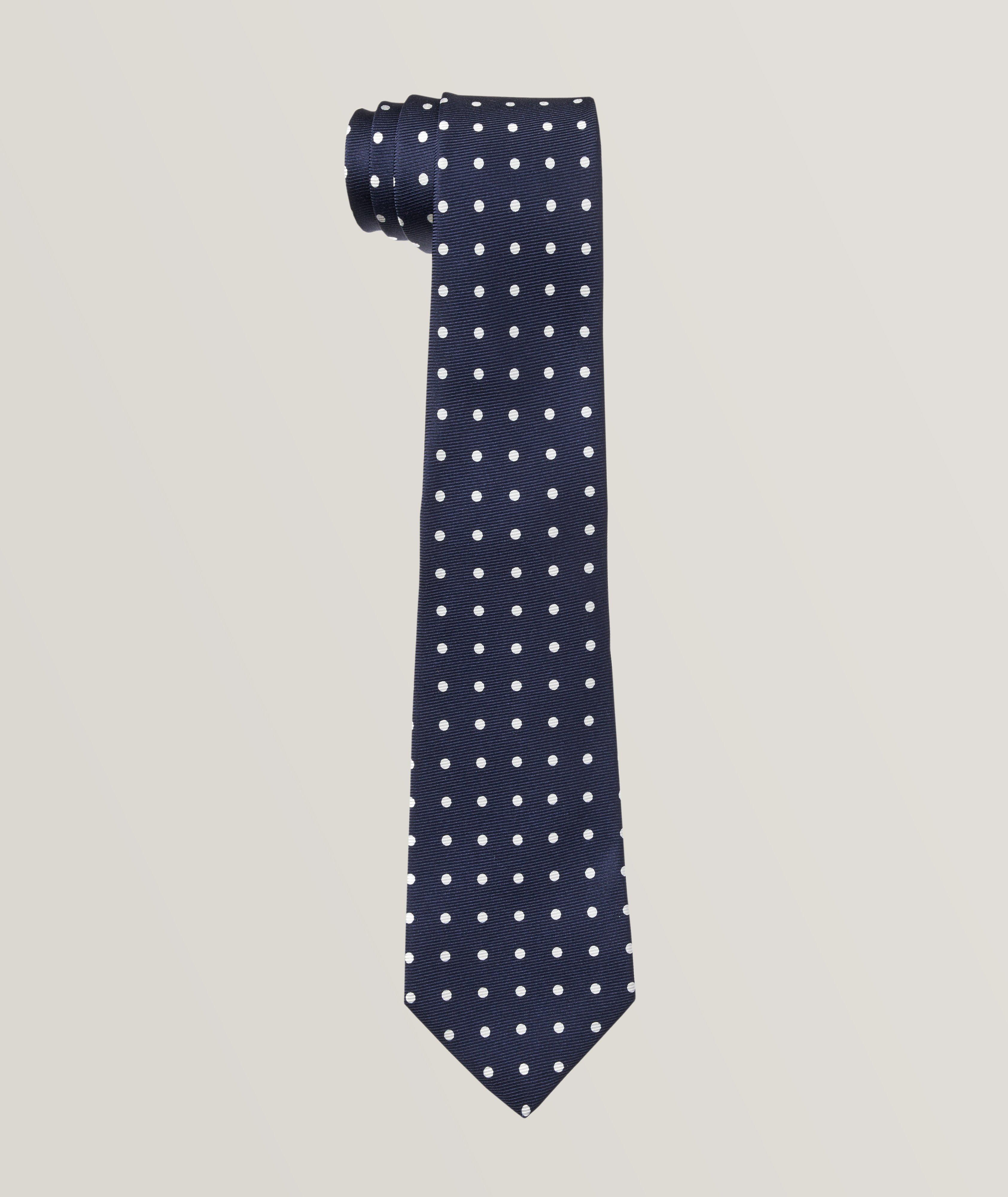 Polka Dot Patterned Tie