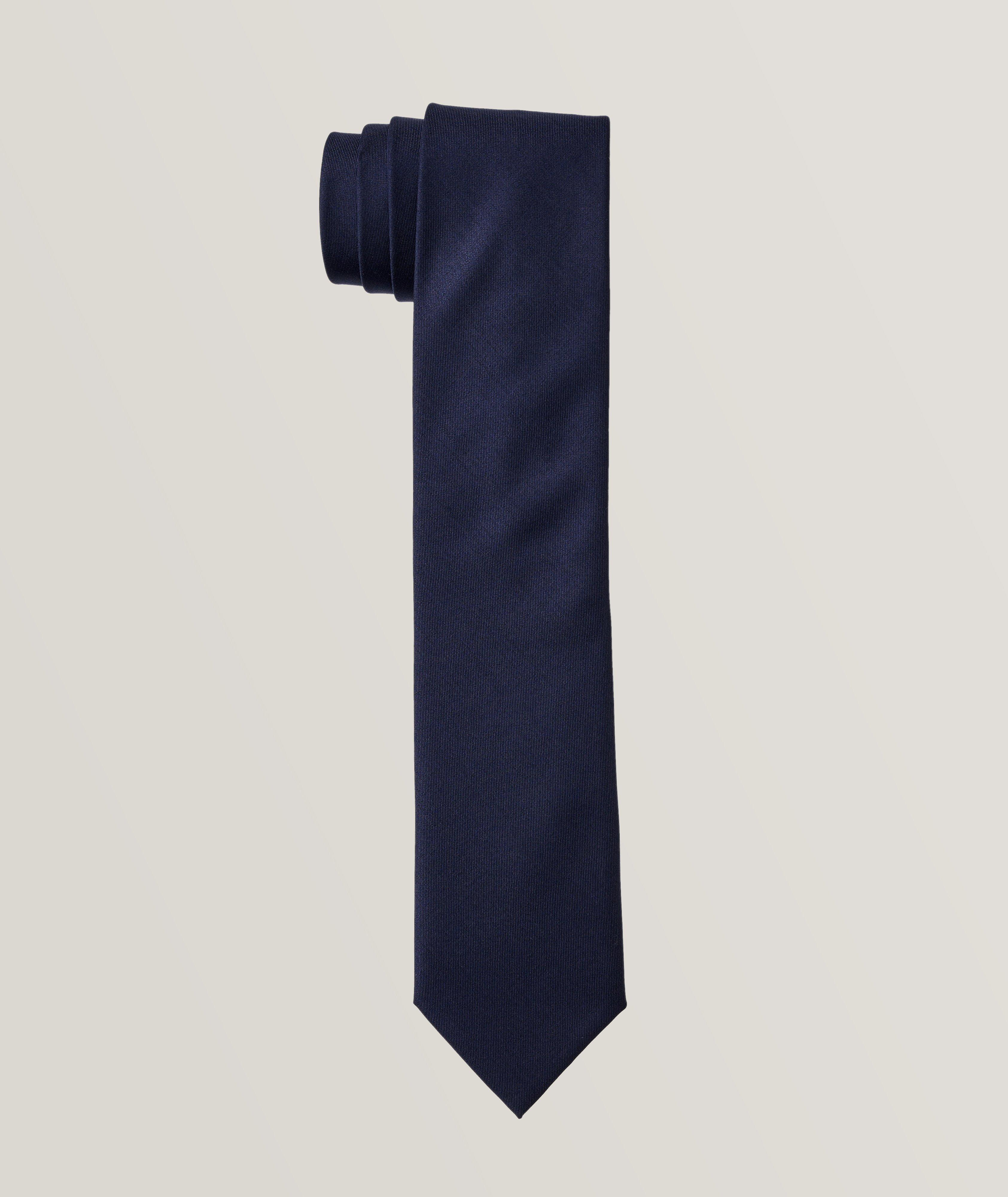 Woven Wool Blend Tie