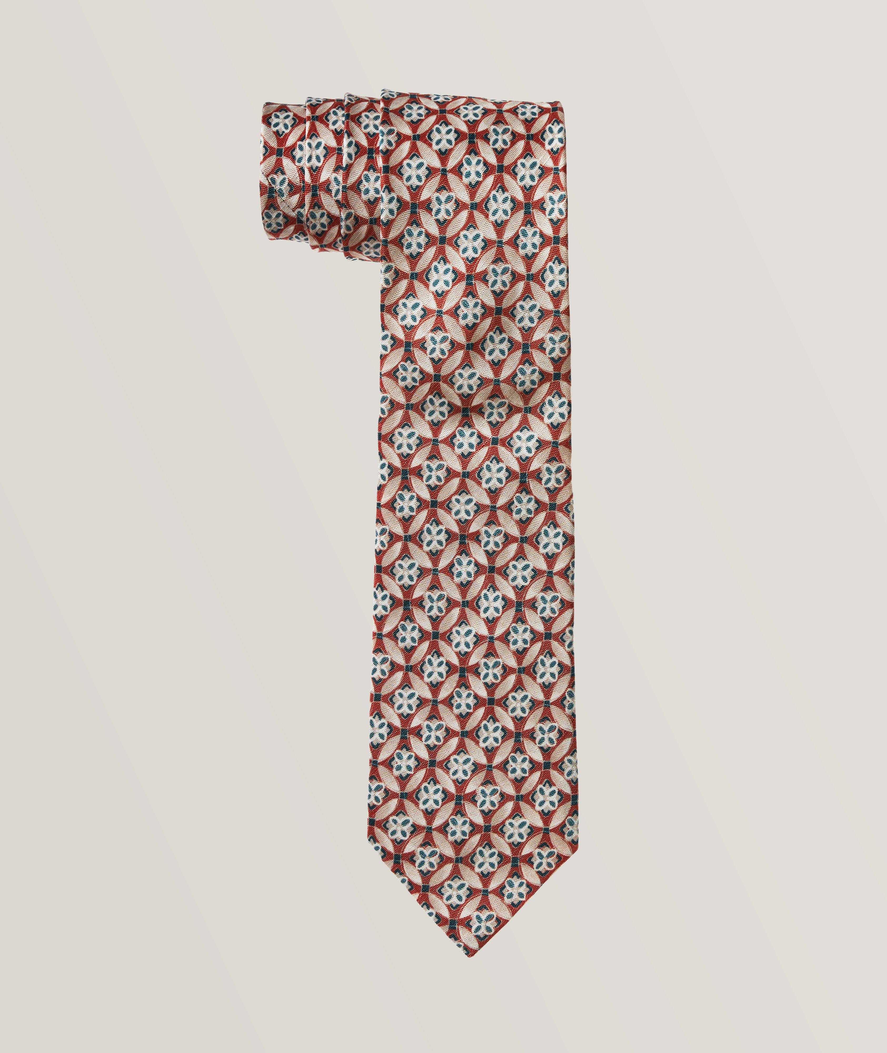 Woven Silk Blend Tie