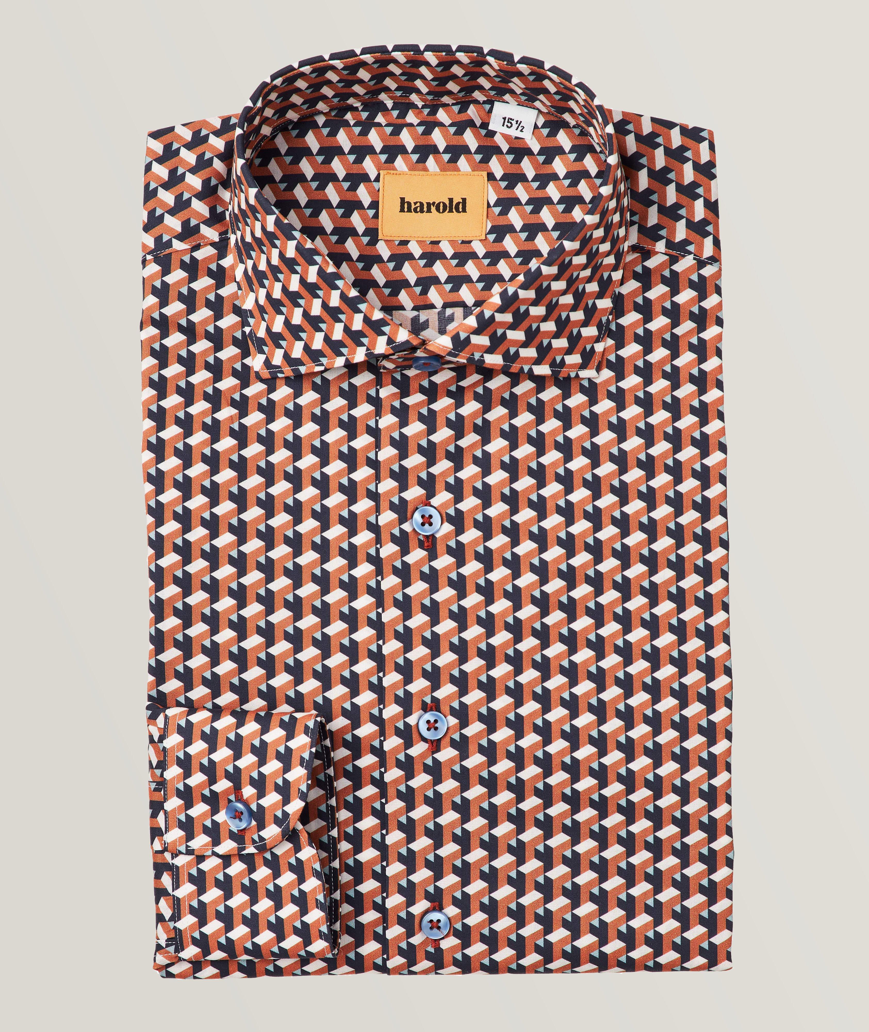 Geometric Dress Shirt image 0