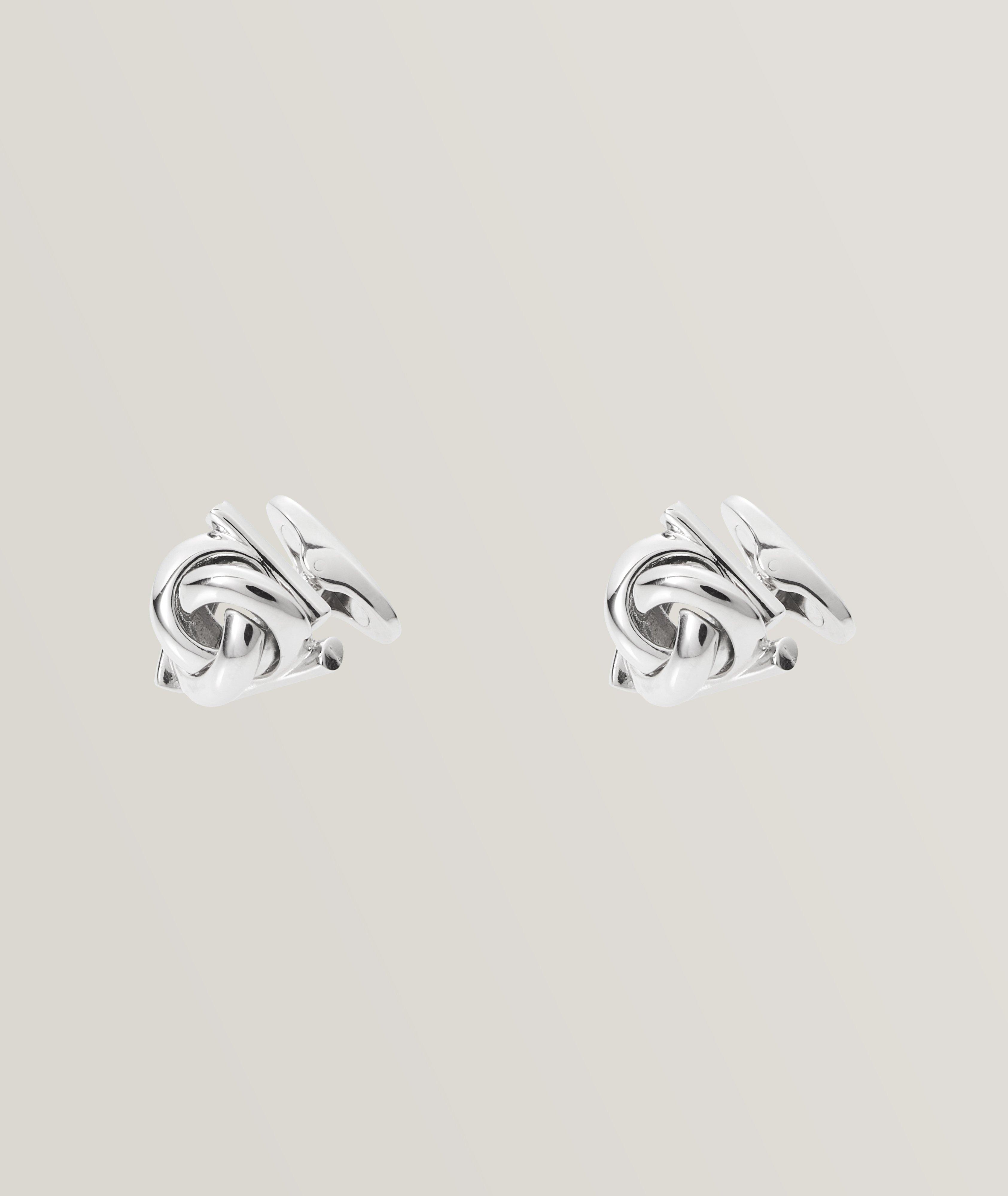 Knotted Palladio Gancio Cufflinks