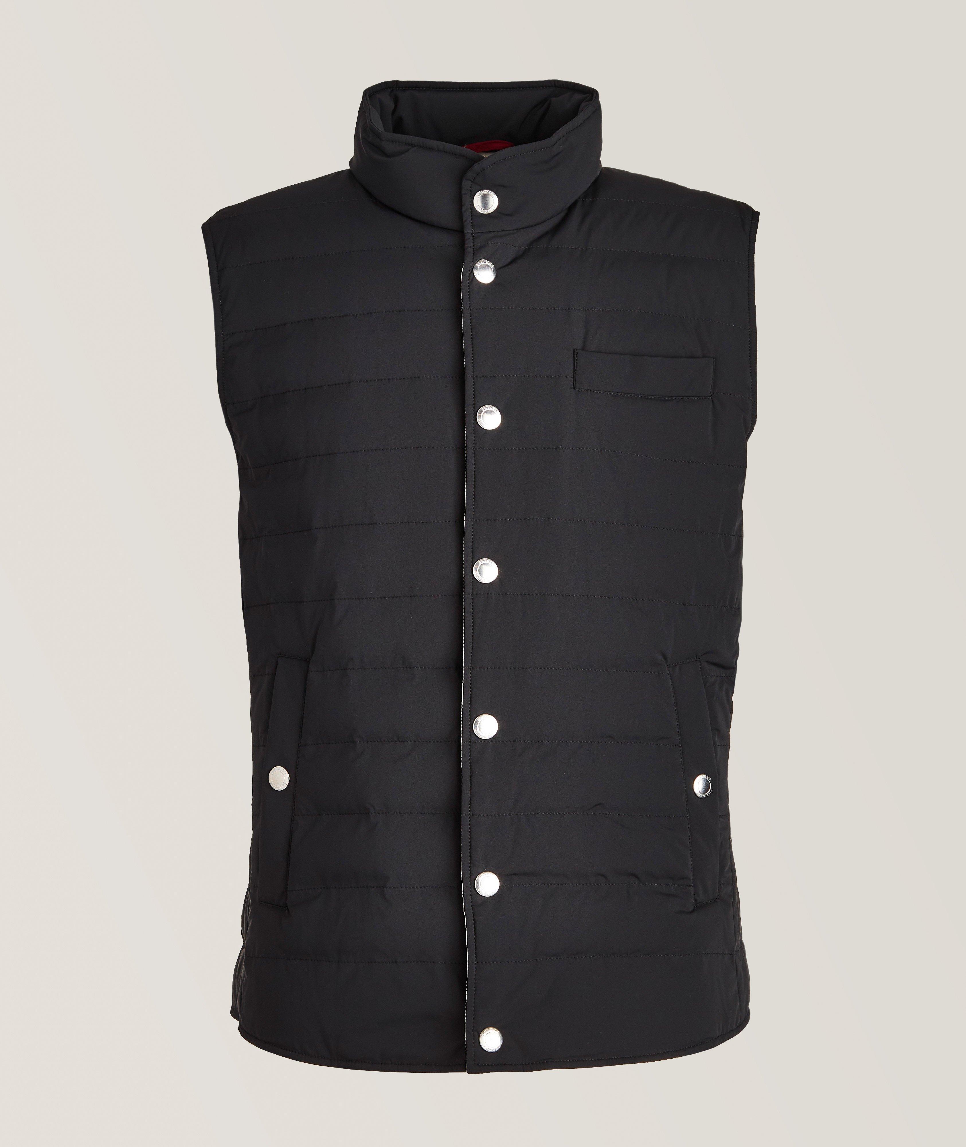 Eleventy feather-down padded gilet - Grey