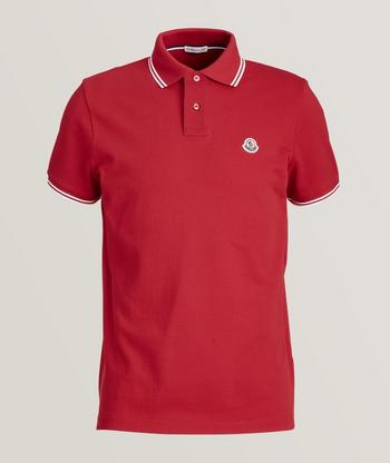 Moncler polo hotsell shirt red