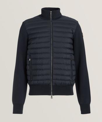 Moncler on sale quilted cardigan