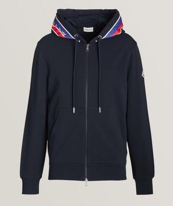 Moncler striped cheap zip jacket