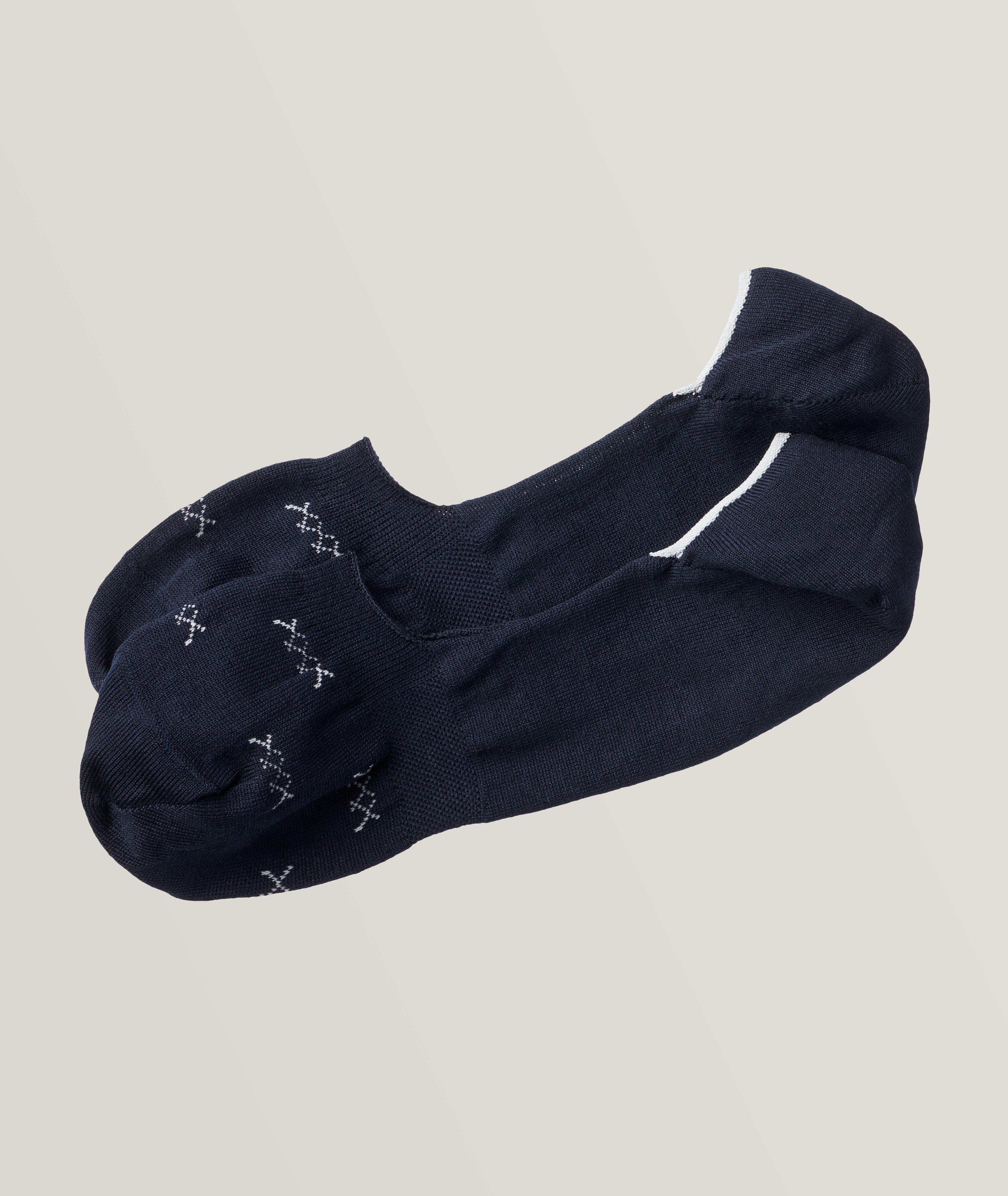 Zegna Triple X Mercerized Cotton No-Show Sock