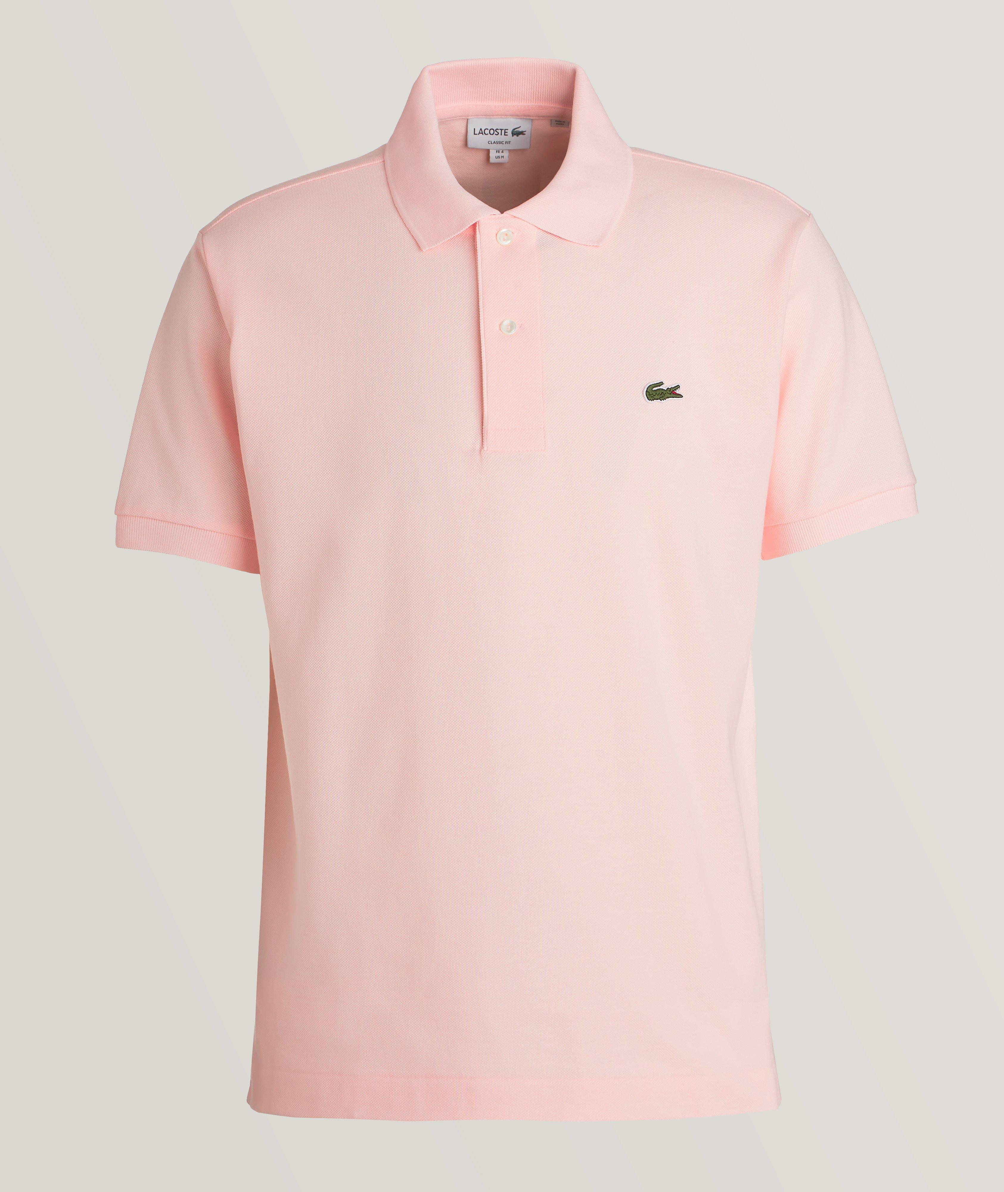 Lacoste Original L.12.12 Cotton Petit Piqué Polo In Pink , Men's Size Small