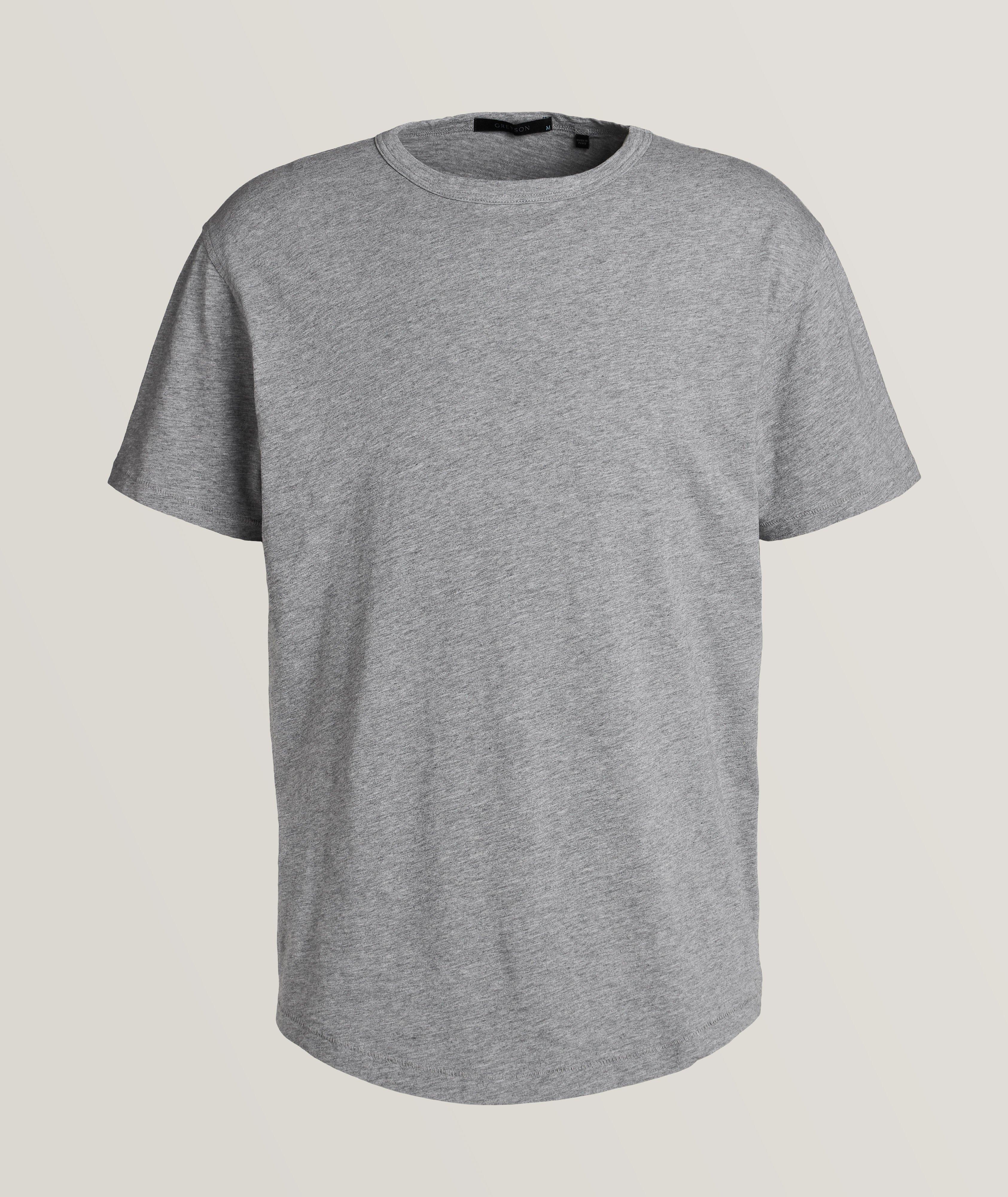 Athletic Cotton Crew Neck T-Shirt image 0