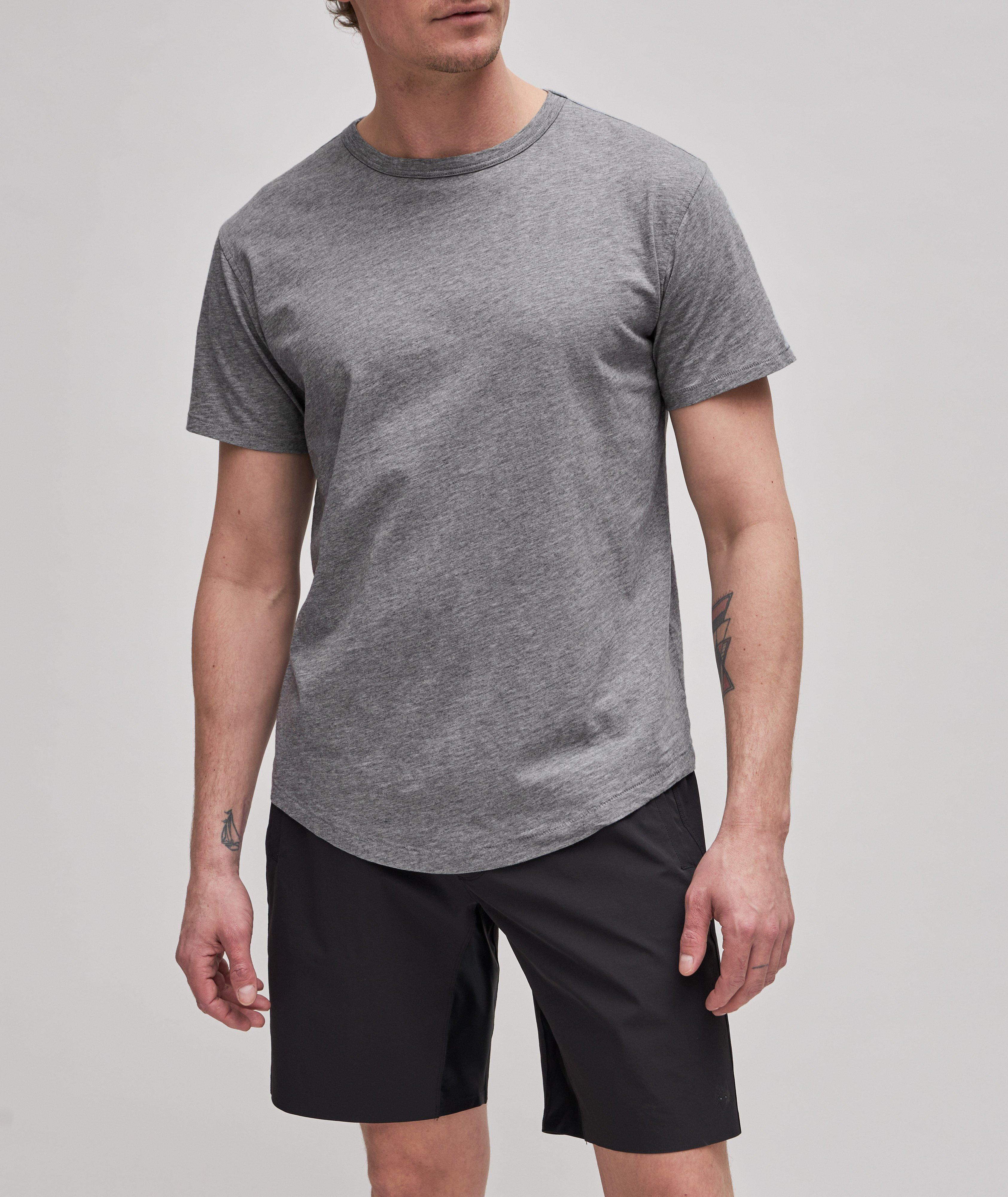 Athletic Cotton Crew Neck T-Shirt image 2