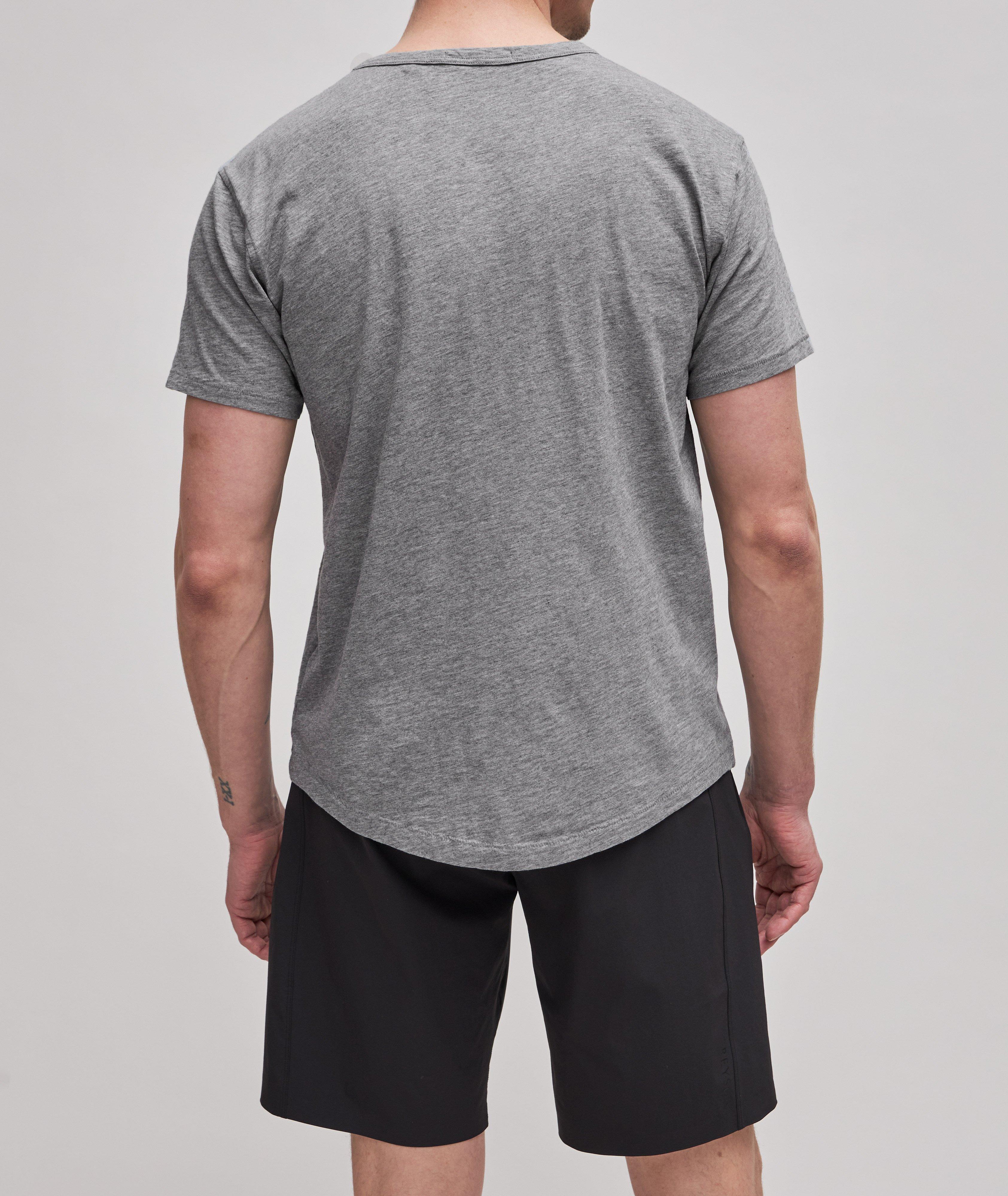 Athletic Cotton Crew Neck T-Shirt image 3