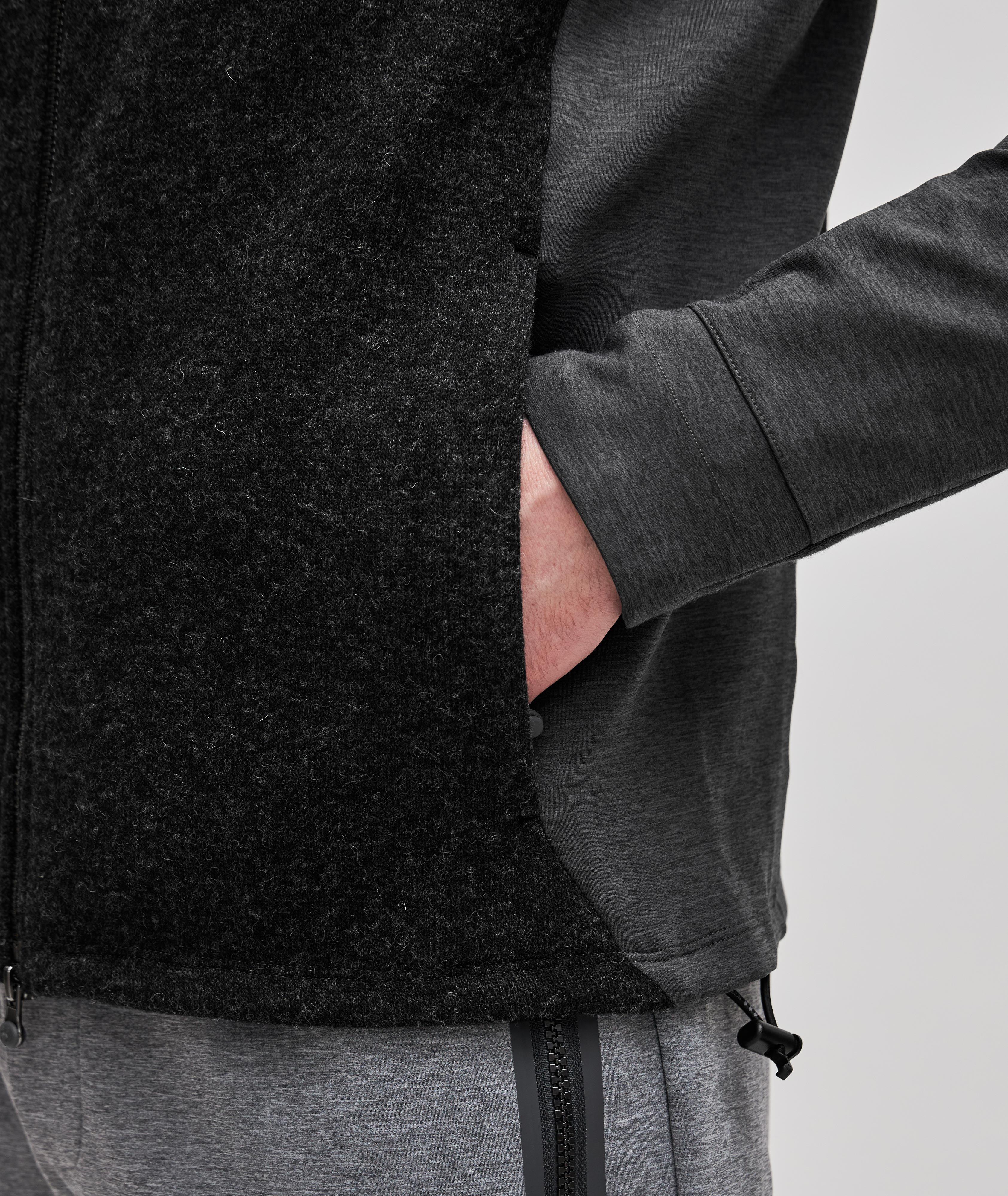 Sherpa Full Zip Hybrid Sweater image 4