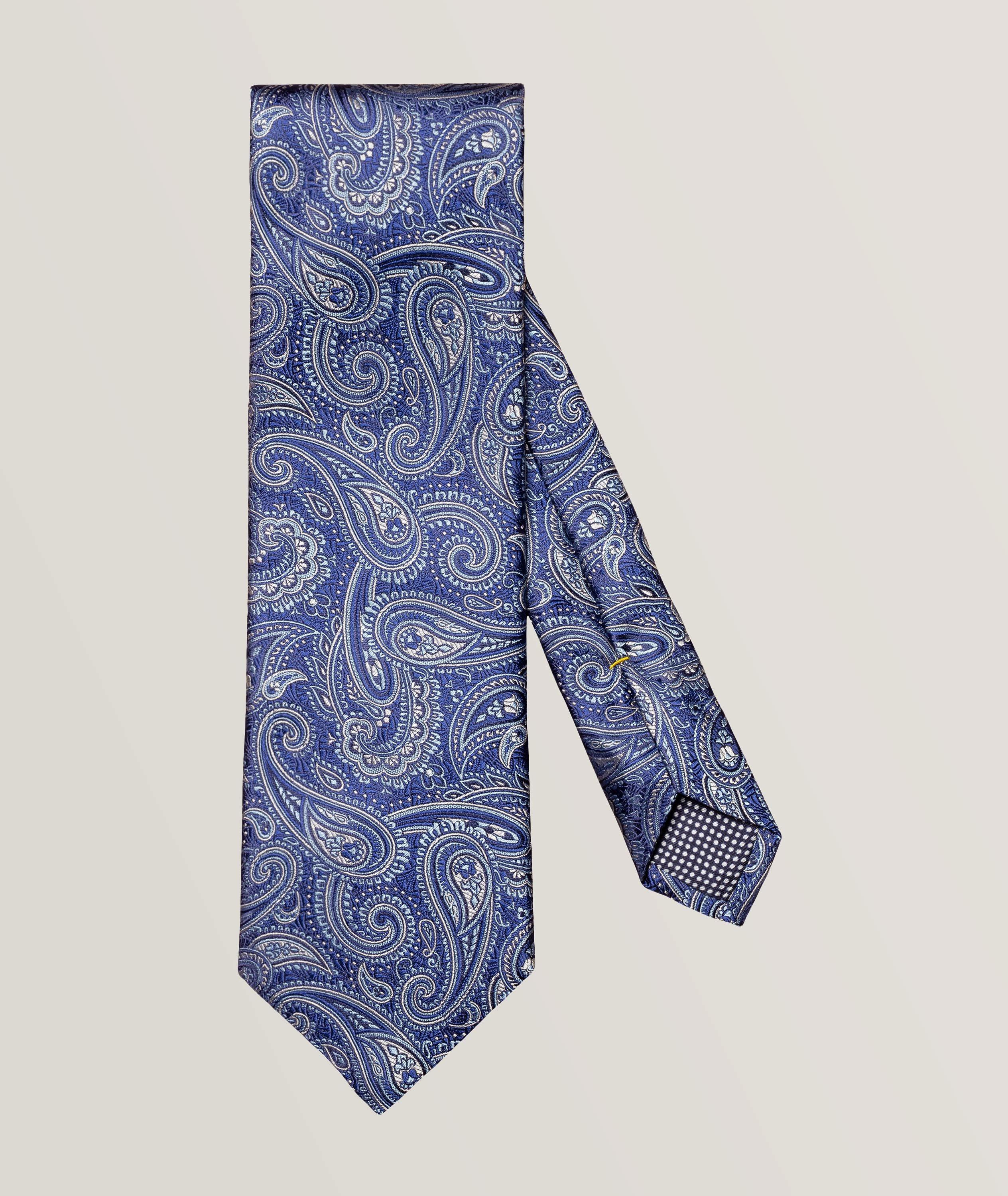 Jacquard Paisley Silk Tie