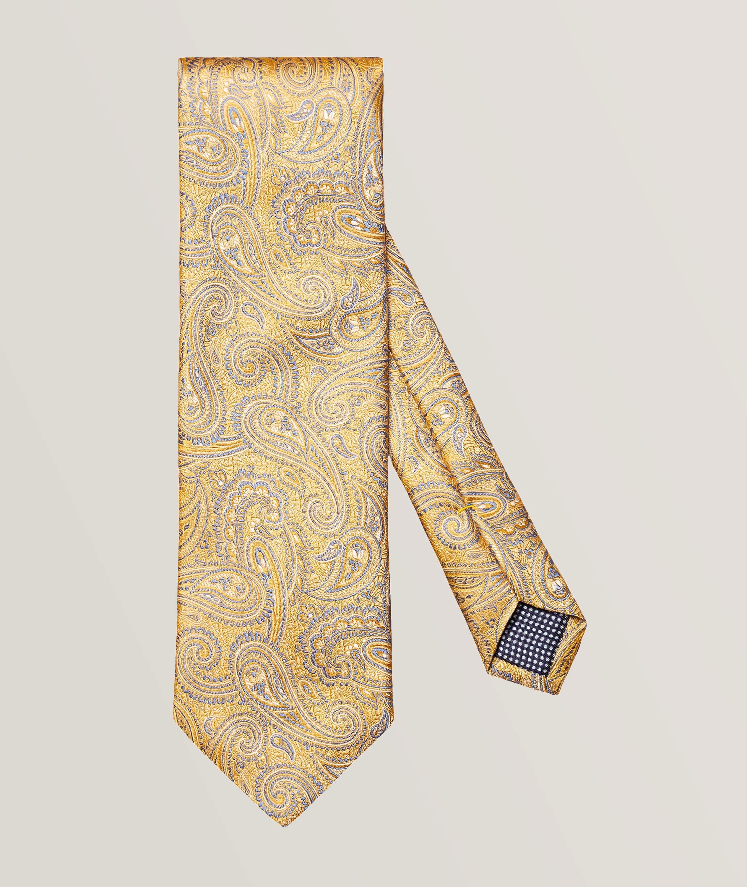 Jacquard Paisley Silk Tie