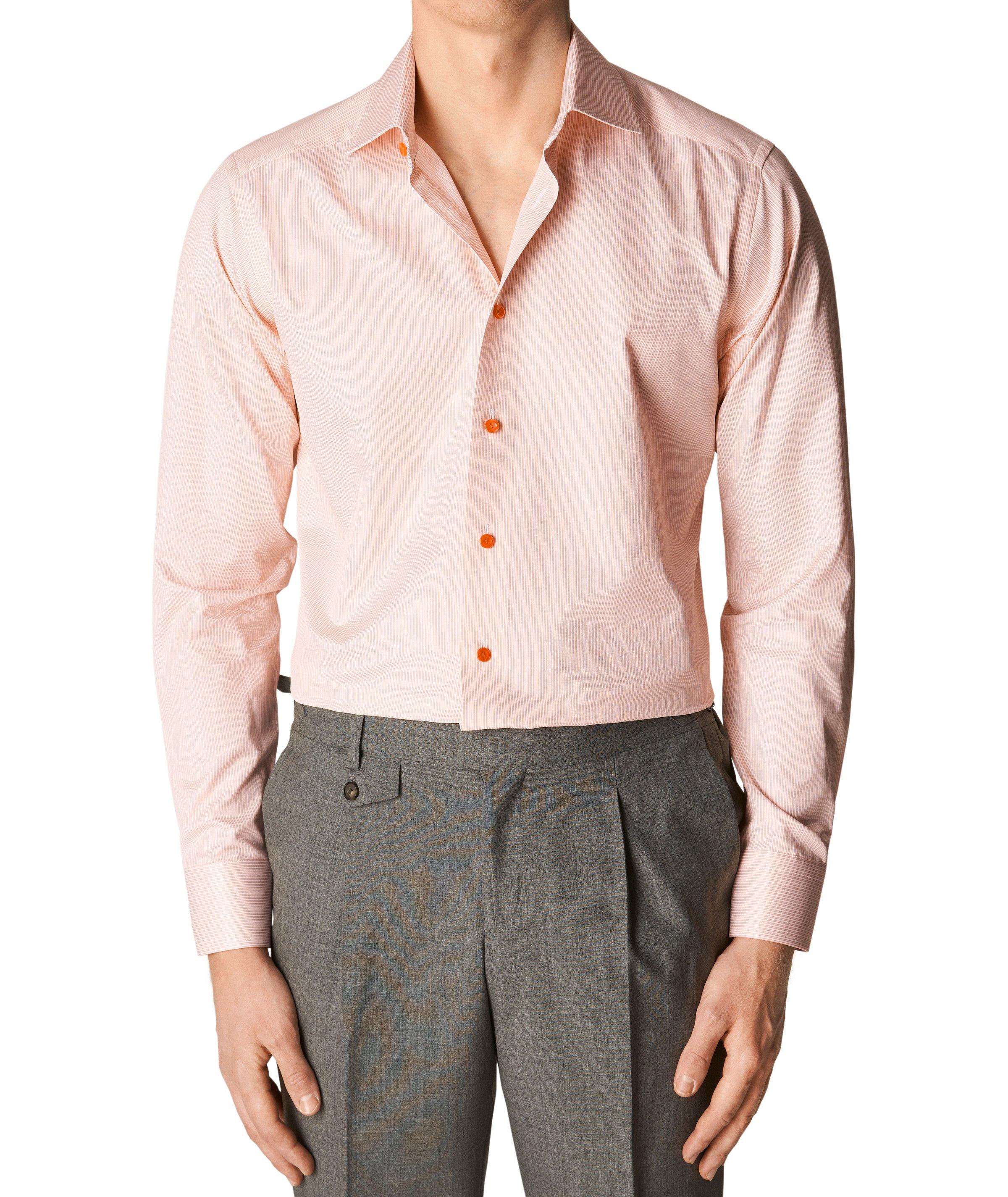 Slim Fit Striped Twill Shirt image 1