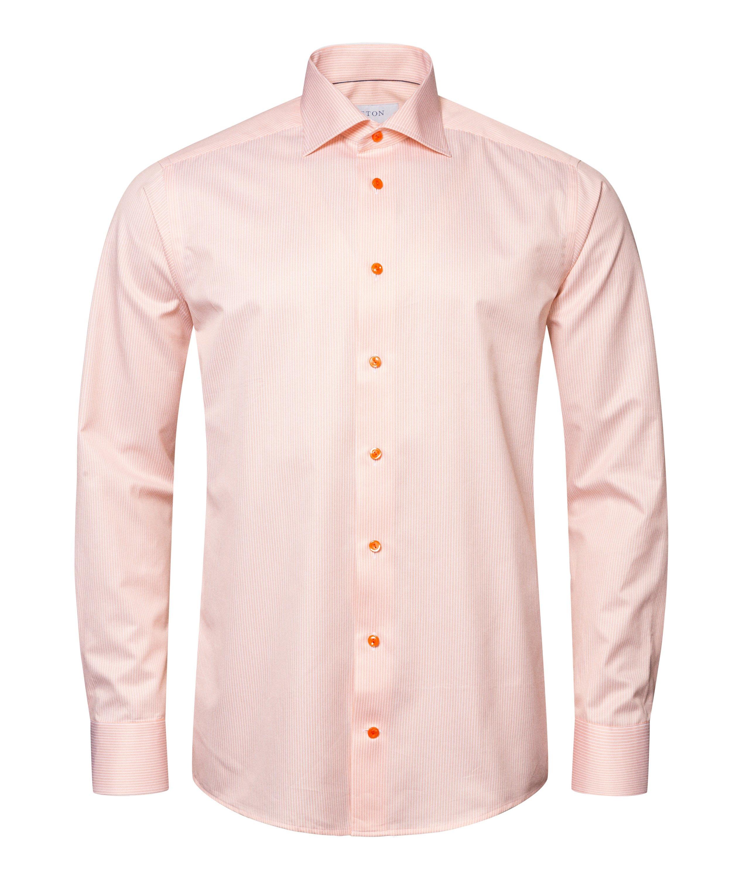 Slim Fit Striped Twill Shirt image 5