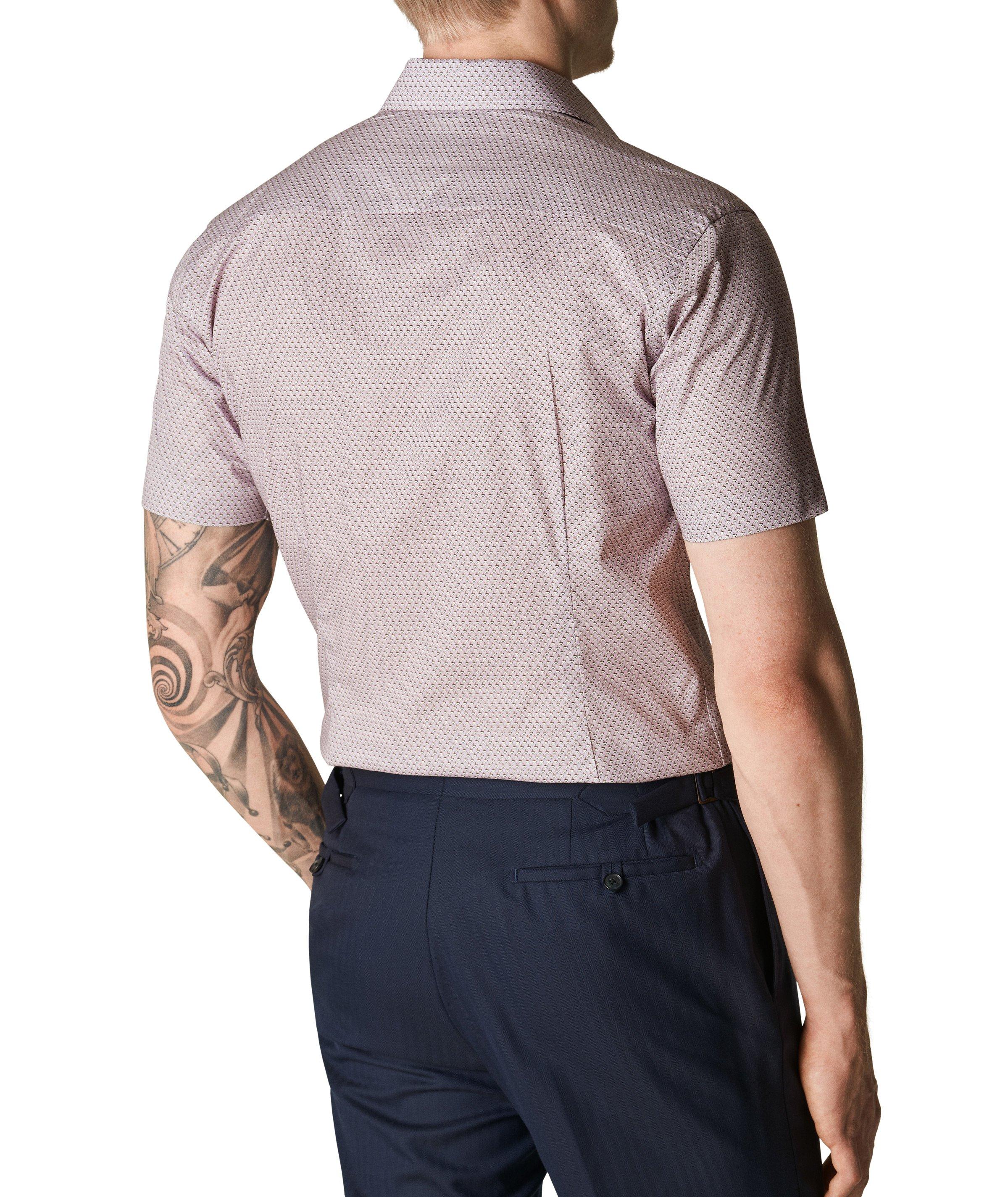 Slim Fit Espresso Print Short-Sleeve Shirt image 2