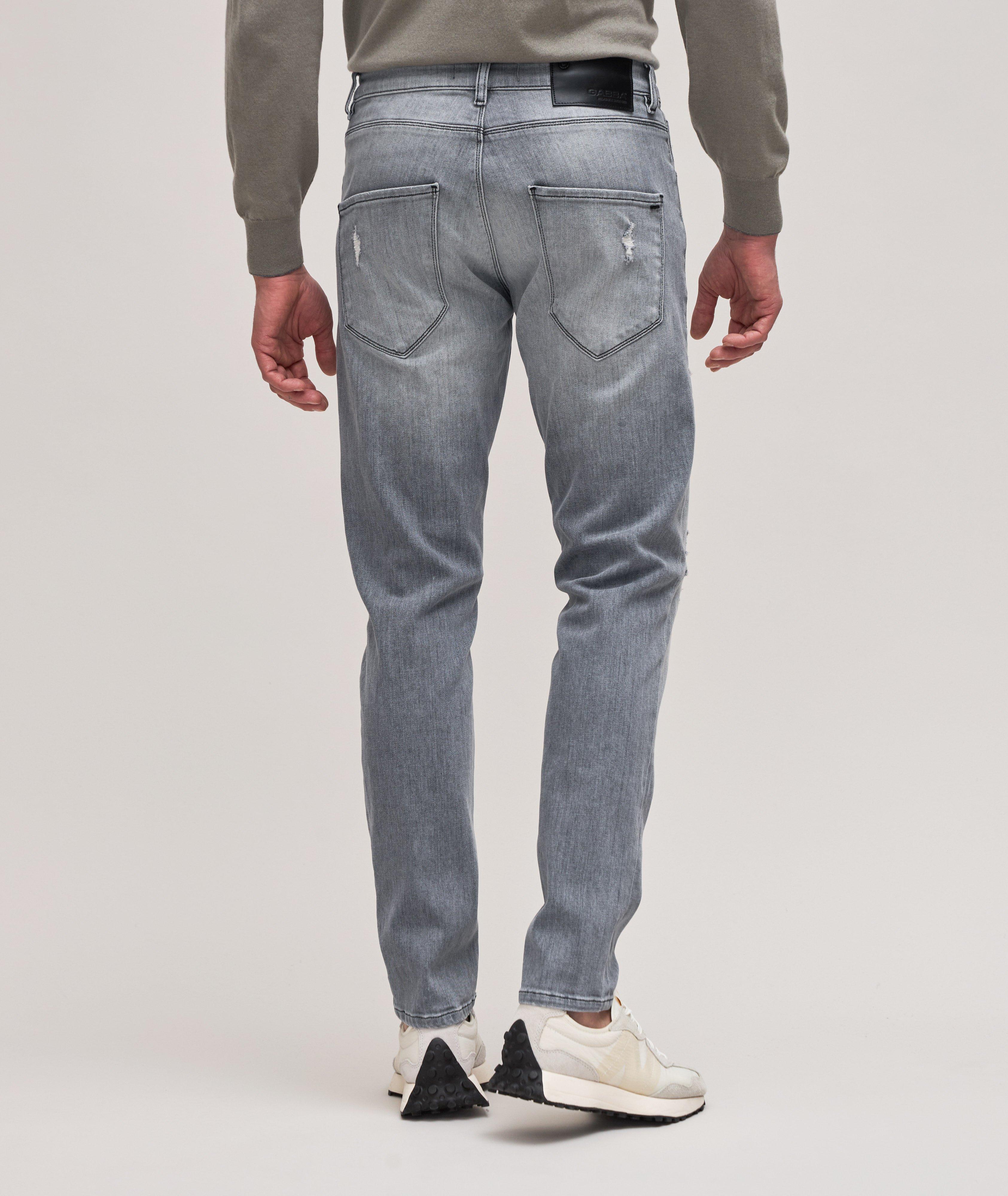 Rey Slim Fit Distressed Jeans image 2