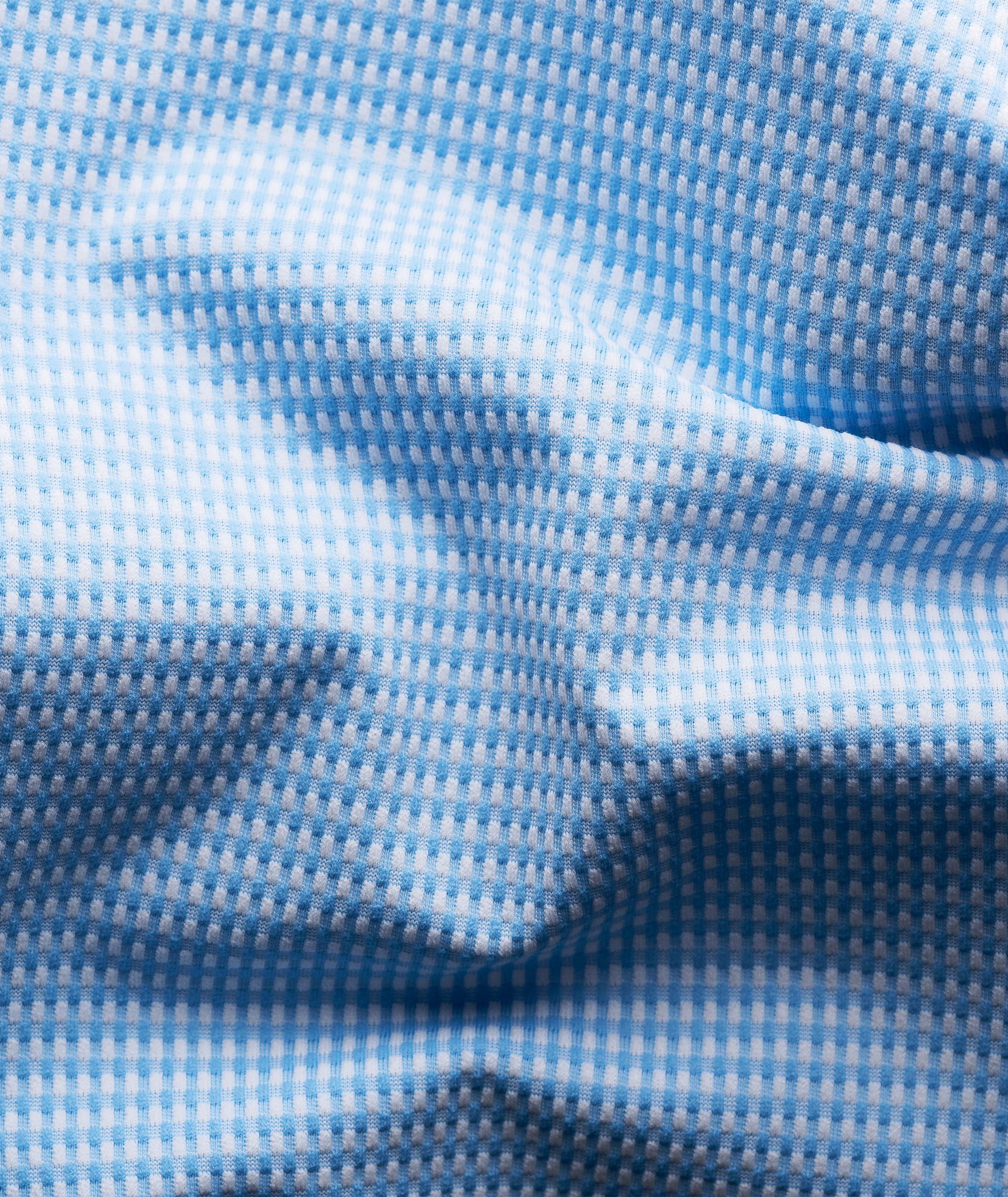 Slim Fit Micro Check Four-Way Stretch Shirt image 5