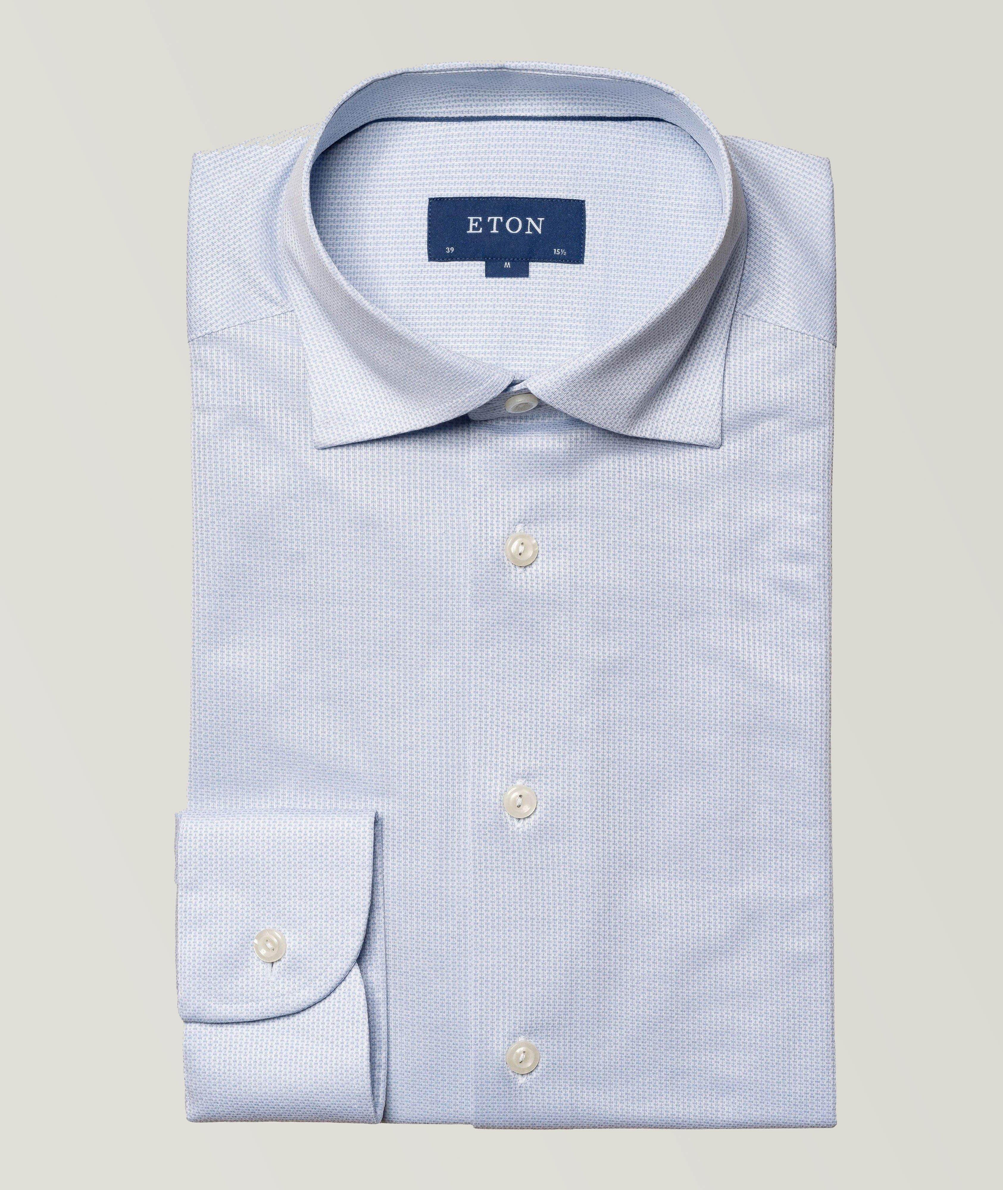 Chemise en twill de coton de coupe amincie image 0