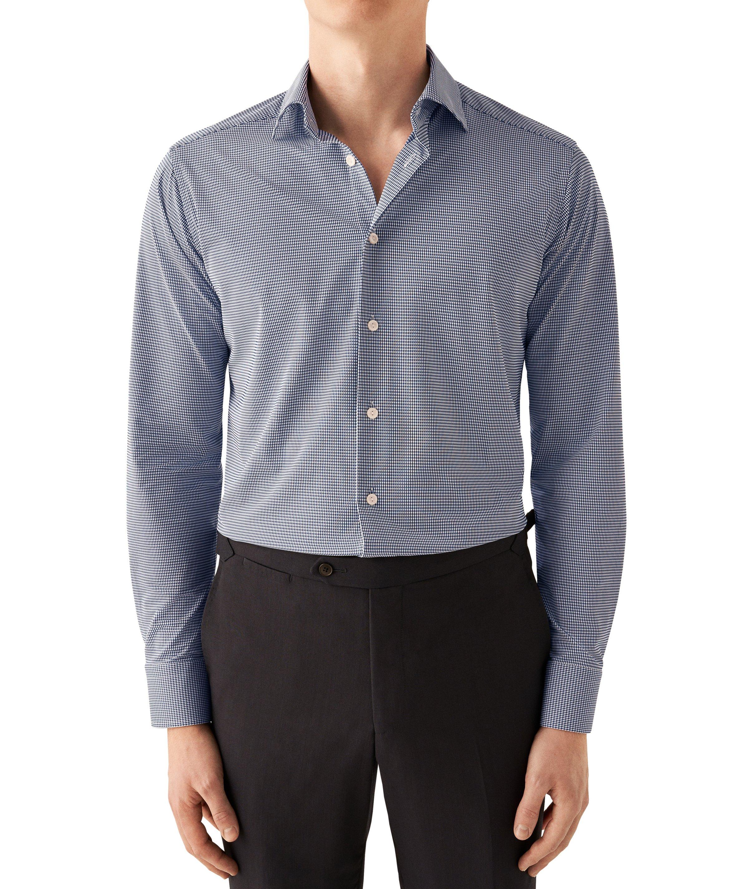 Slim Fit Striped Luxe Knit Shirt image 1