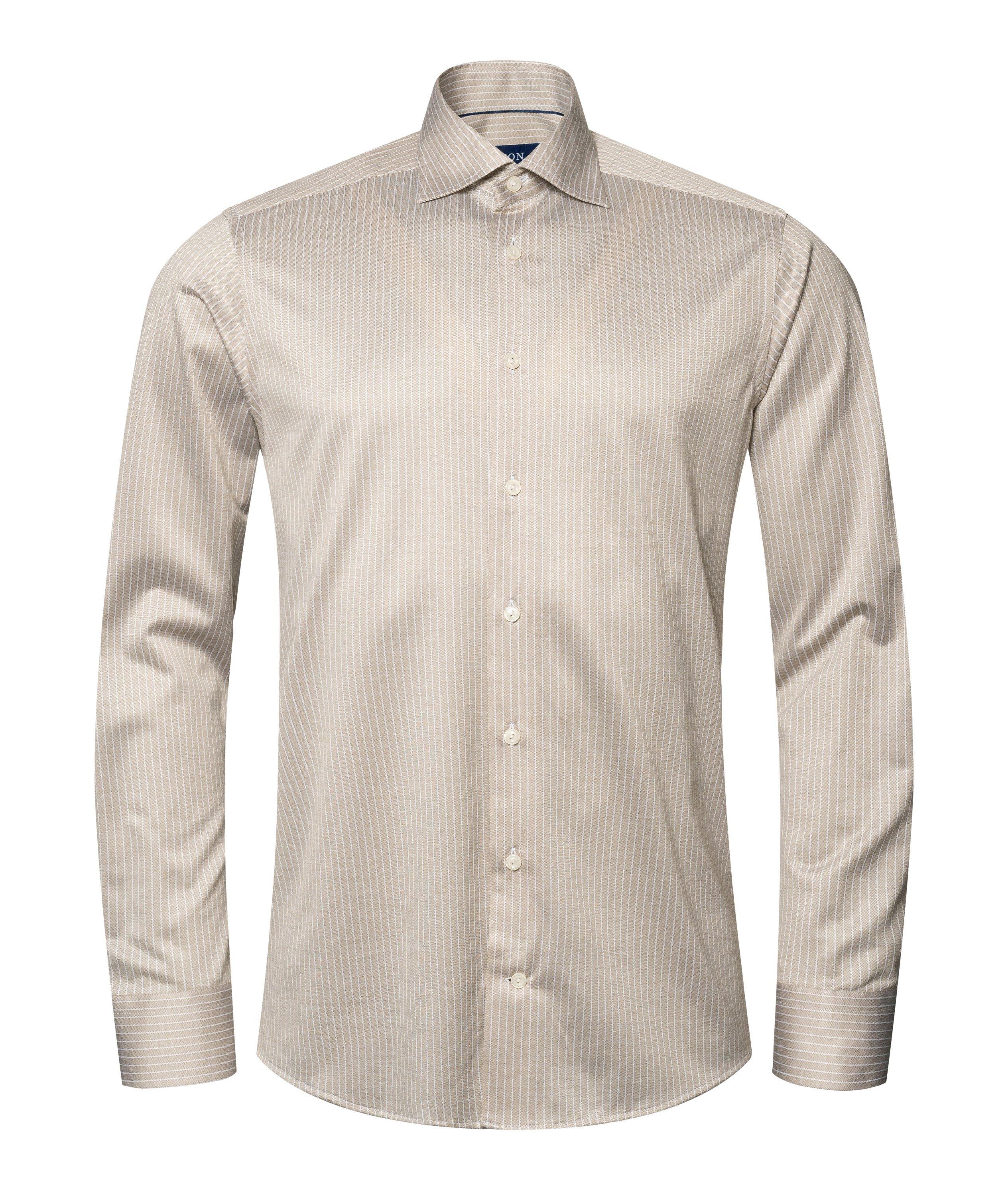 Slim Fit Striped Luxe Knit Shirt image 2