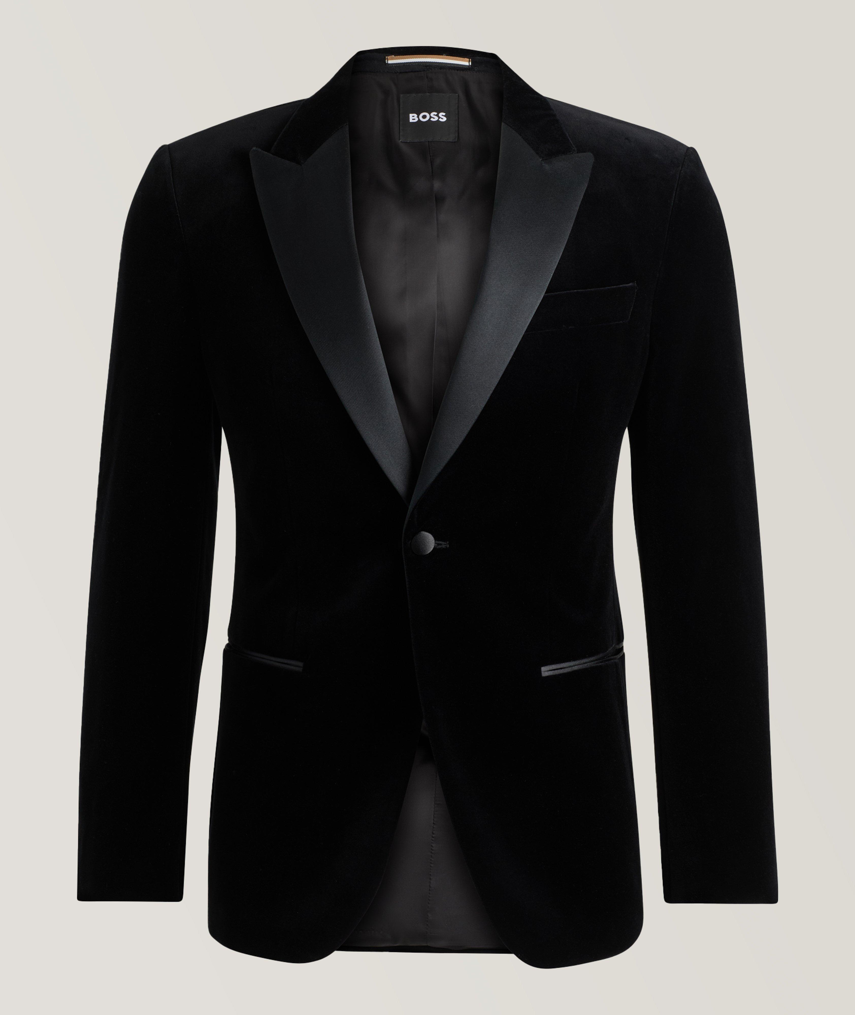 Hutson Cotton Velvet Tuxedo Jacket