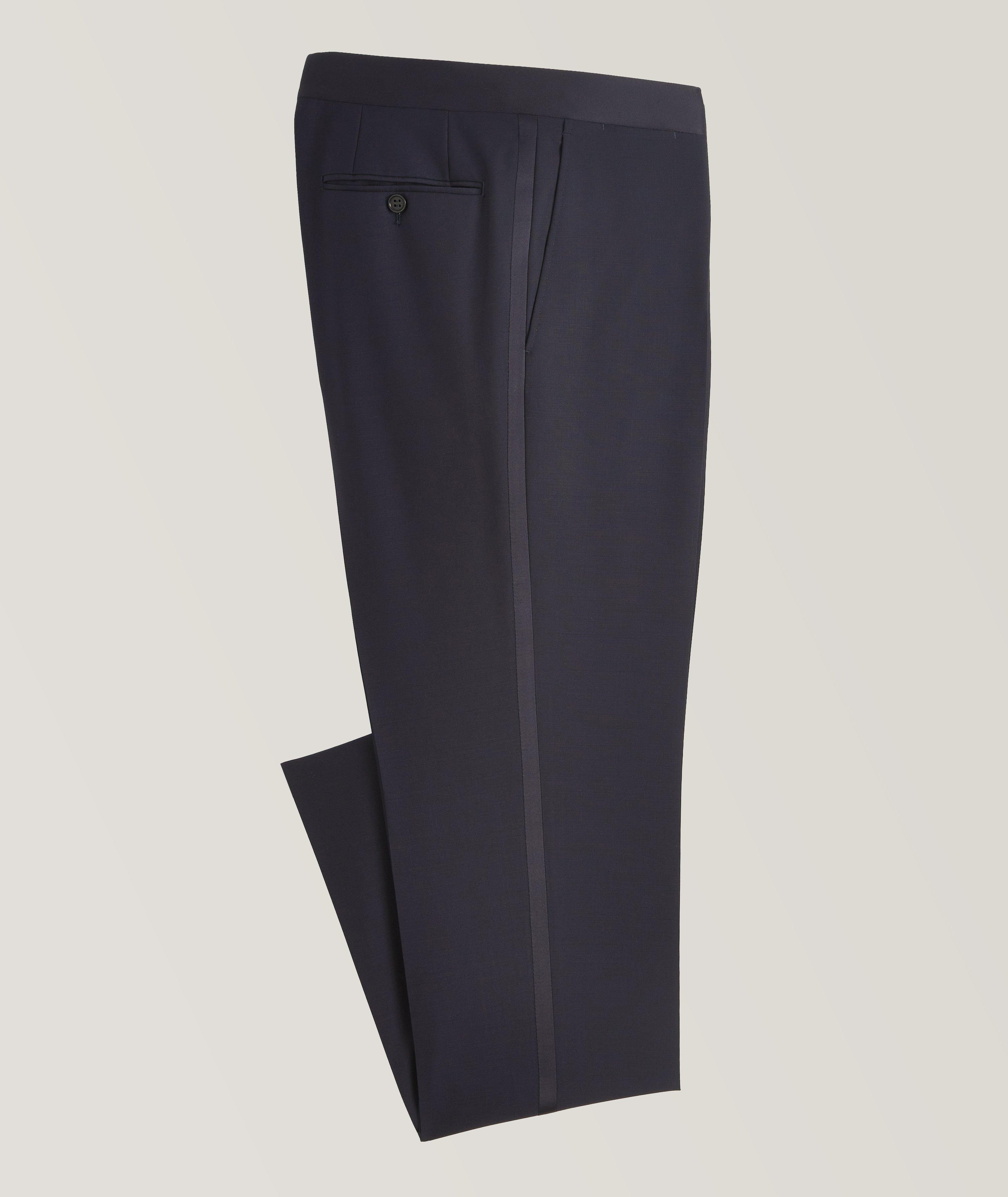 Wool-Mohair Formal Tux Trouser