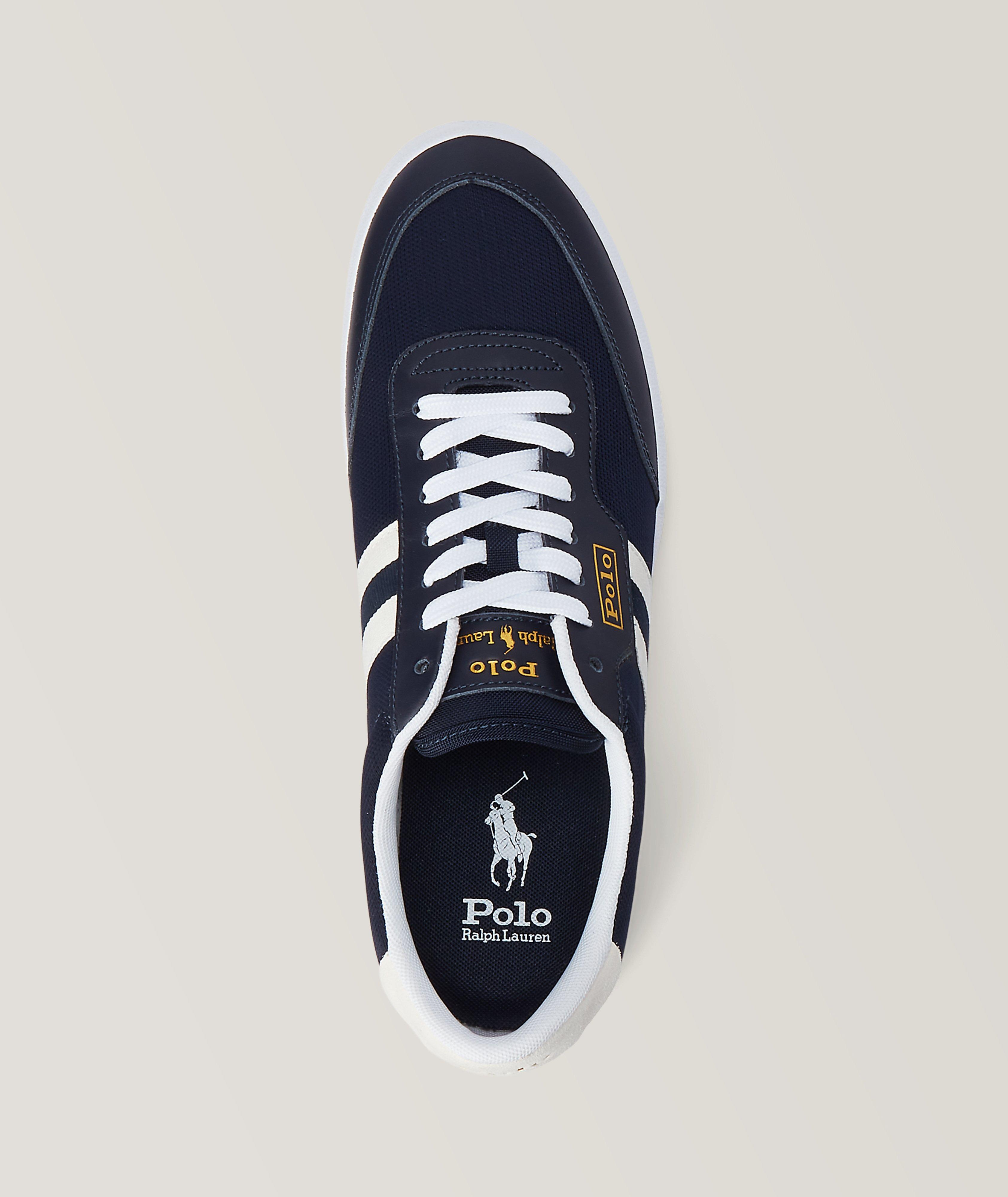 Chaussure sport en cuir et en filet image 2