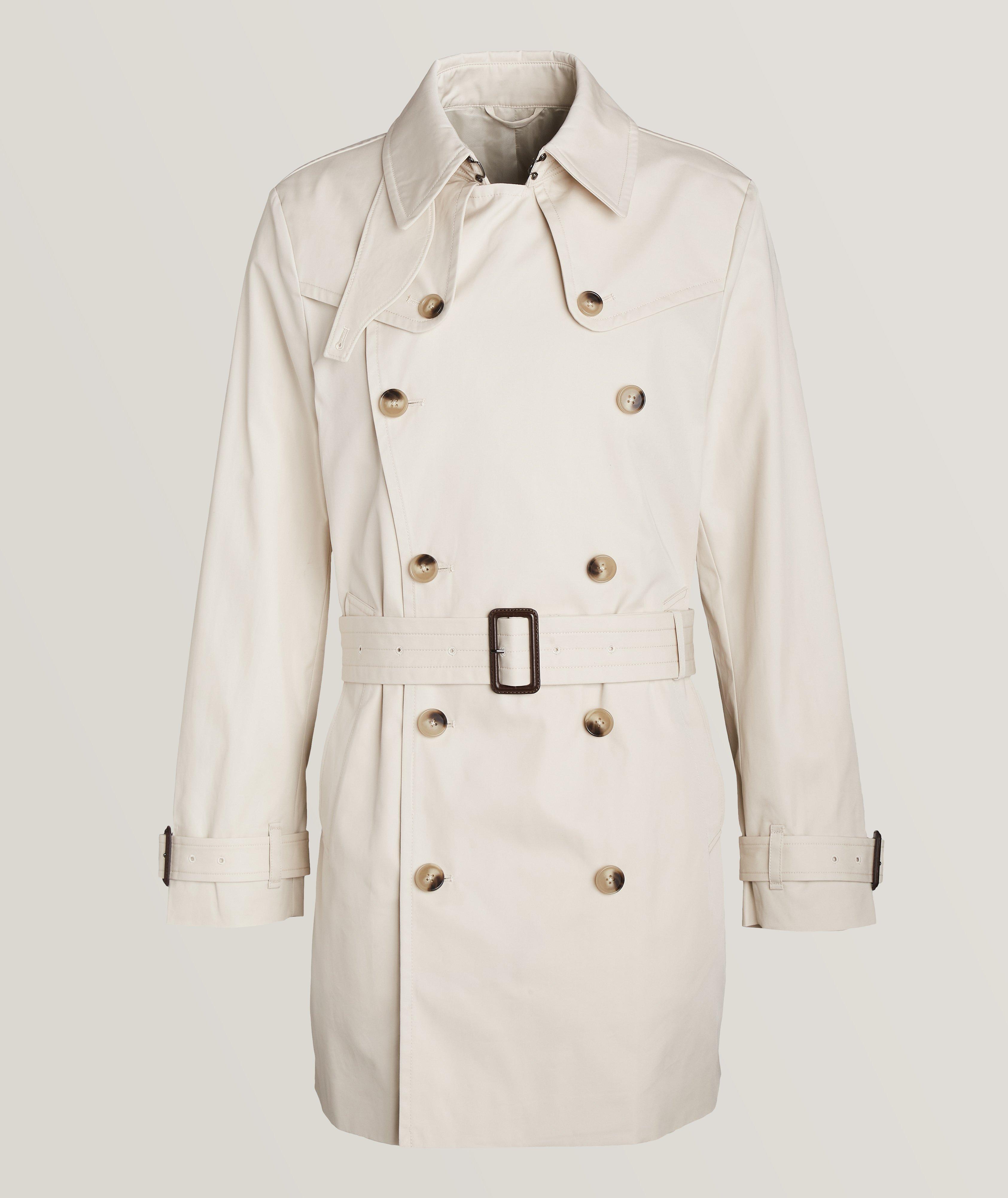 Reney Water-Resistant Cotton Twill Trench Coat  image 0