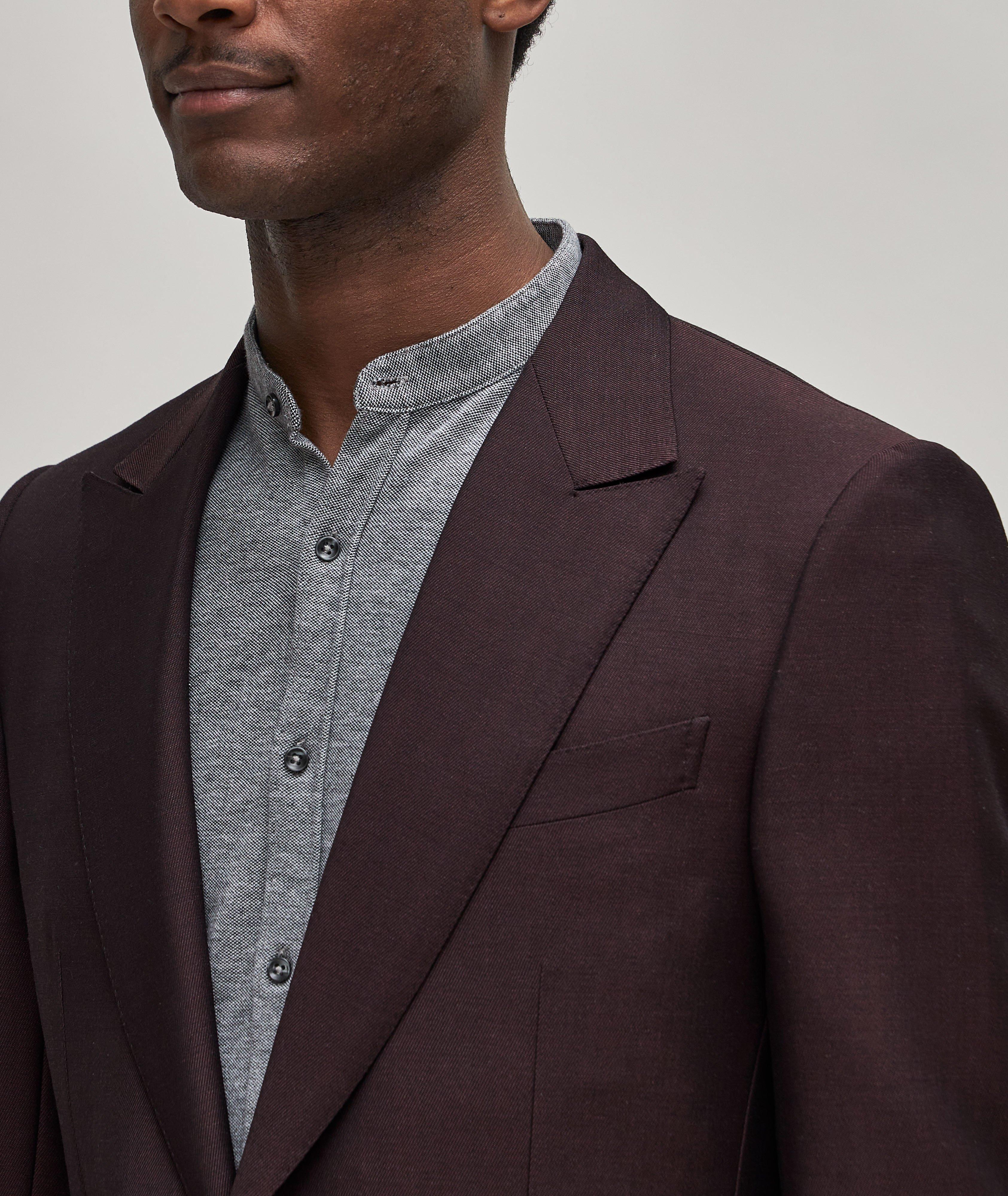 AchillFarm Wool-Mohair Twill Evening Jacket image 3