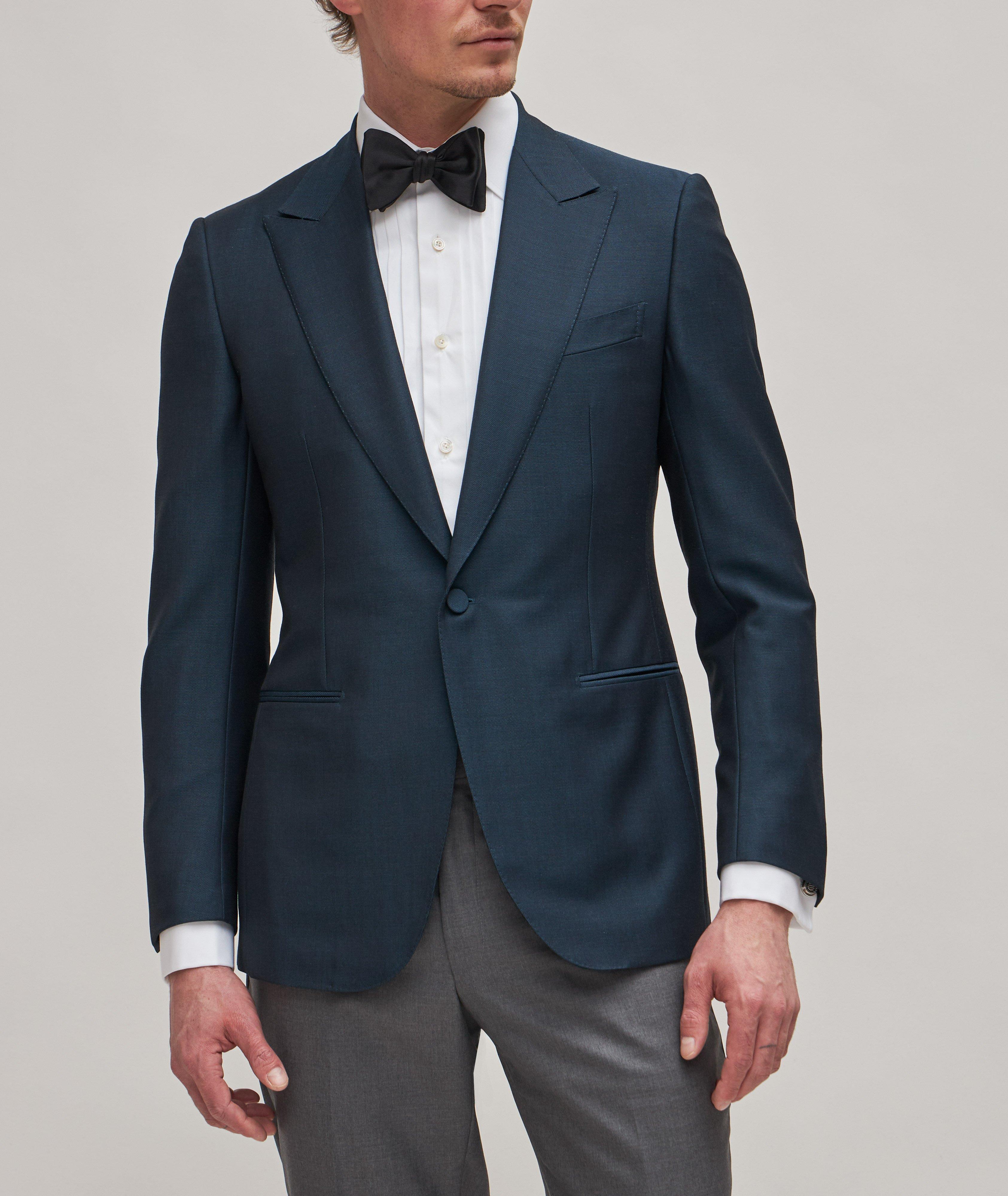 AchillFarm Wool-Mohair Twill Evening Jacket image 1