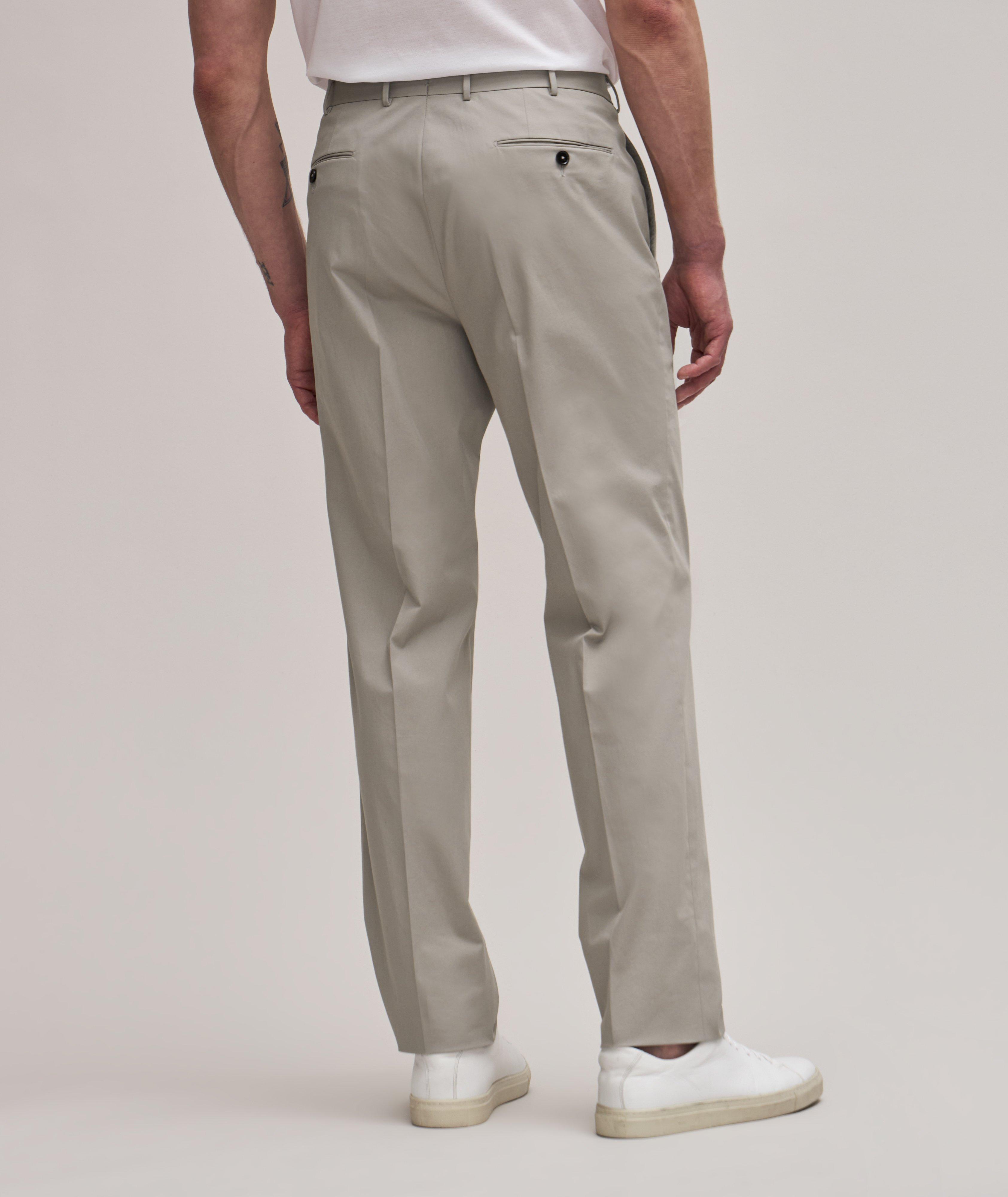 Zegna Sartorial Cotton-Stretch Dress Pants | Pants | Final Cut