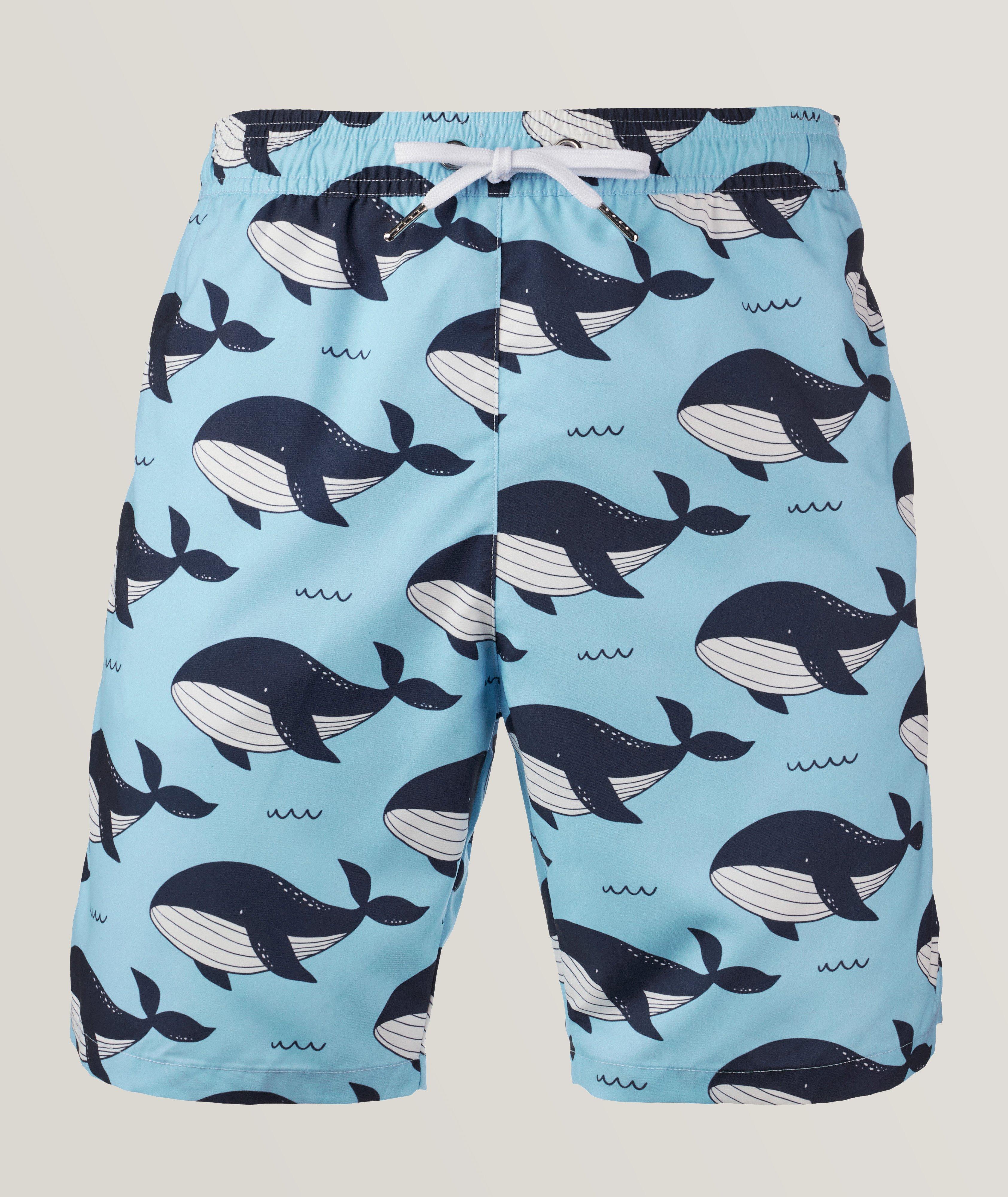 Benson Whale Swim Trunks