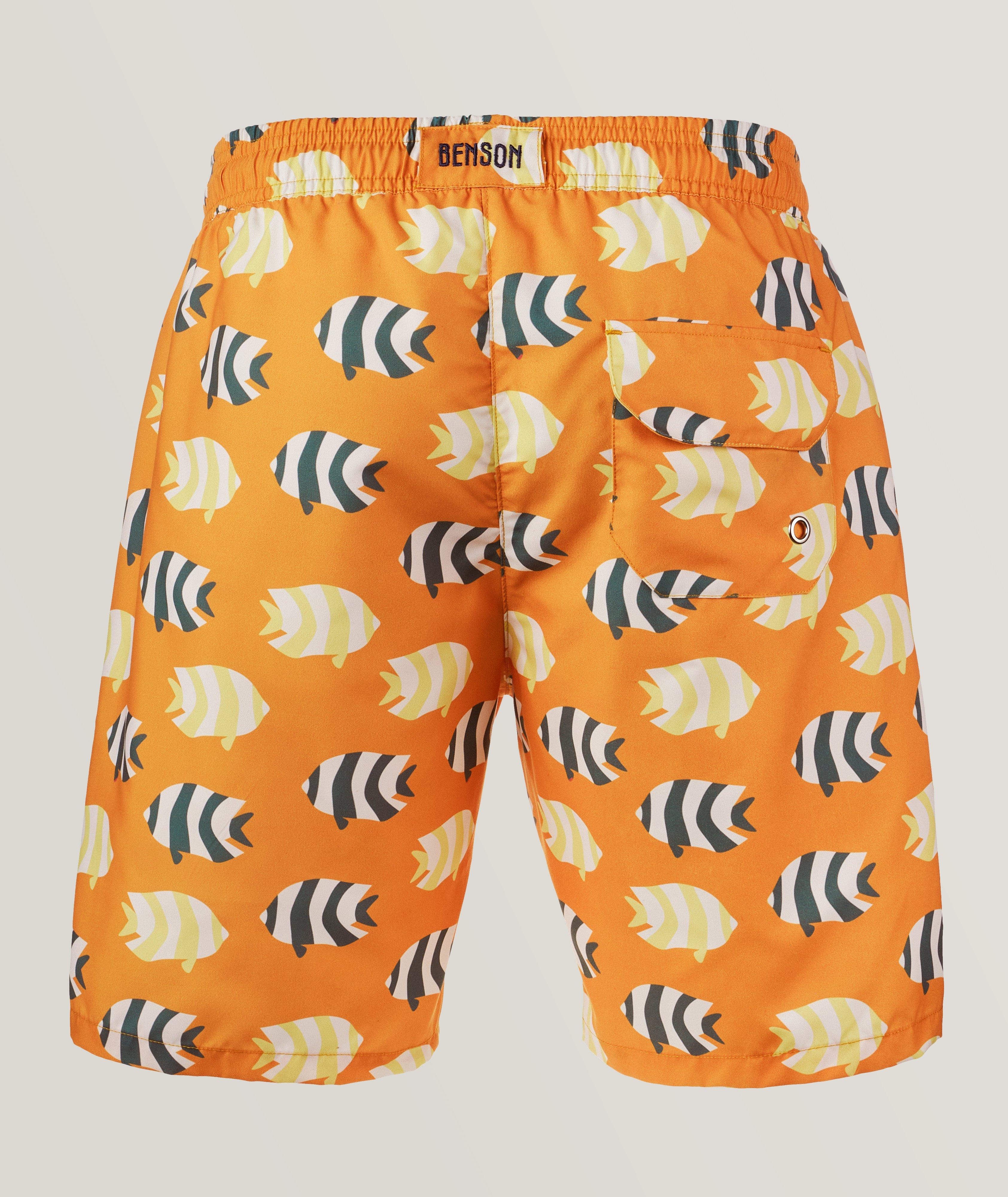 Short de bain à motif de poissons image 1