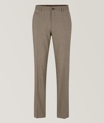 BOSS Slim-Fit Cotton-Blend Trousers, Pants