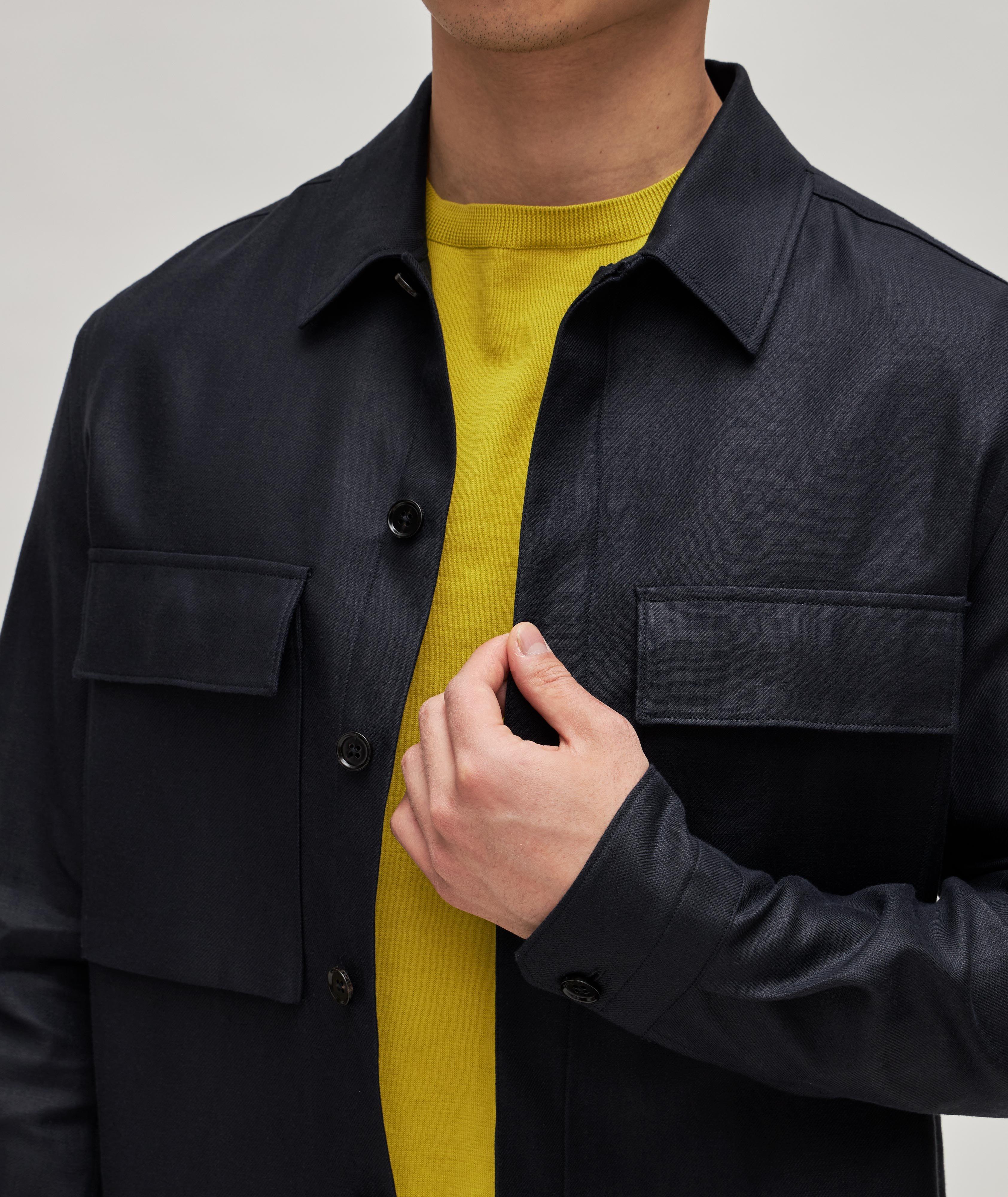Linen Twill Overshirt image 4