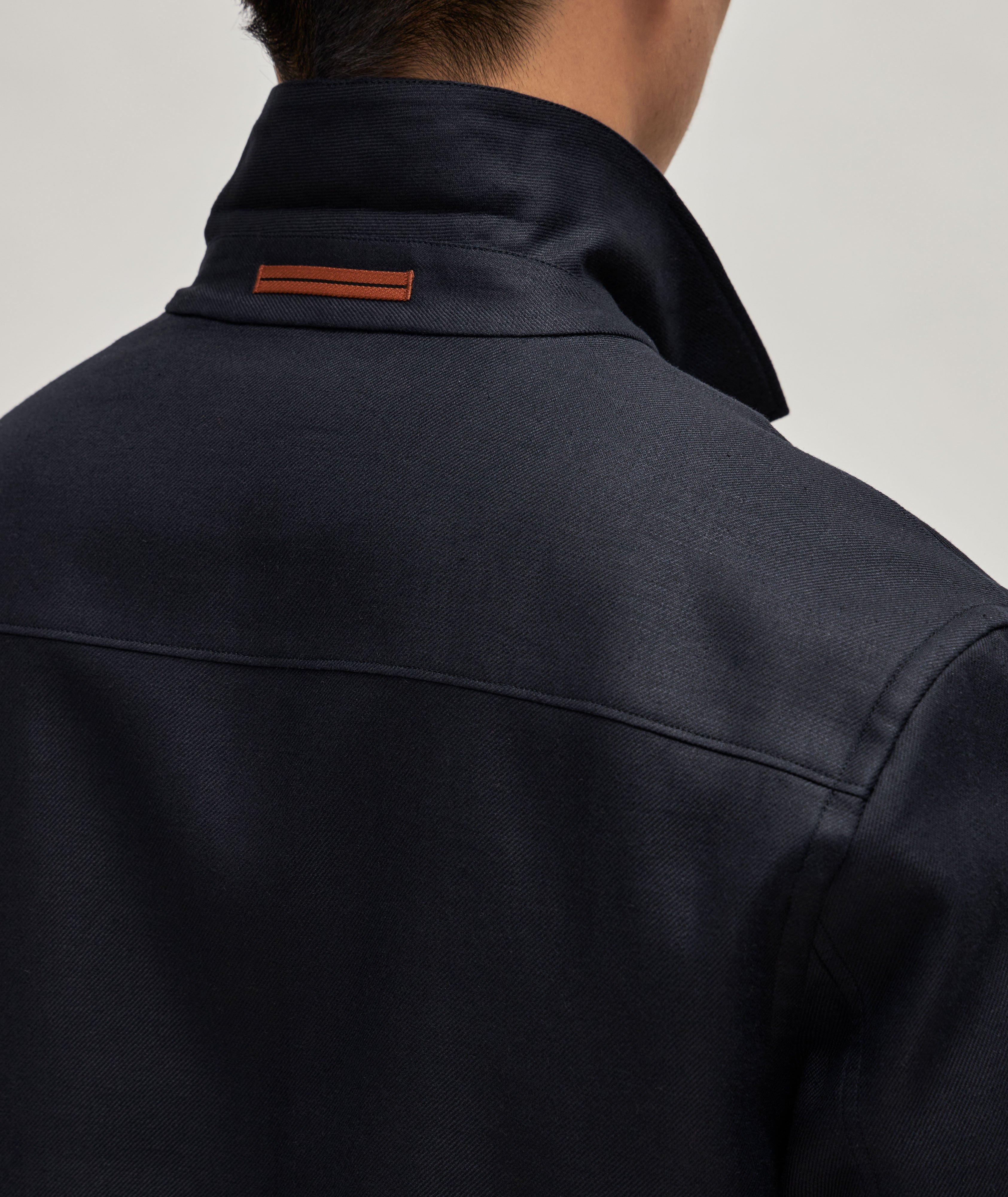 Linen Twill Overshirt image 6