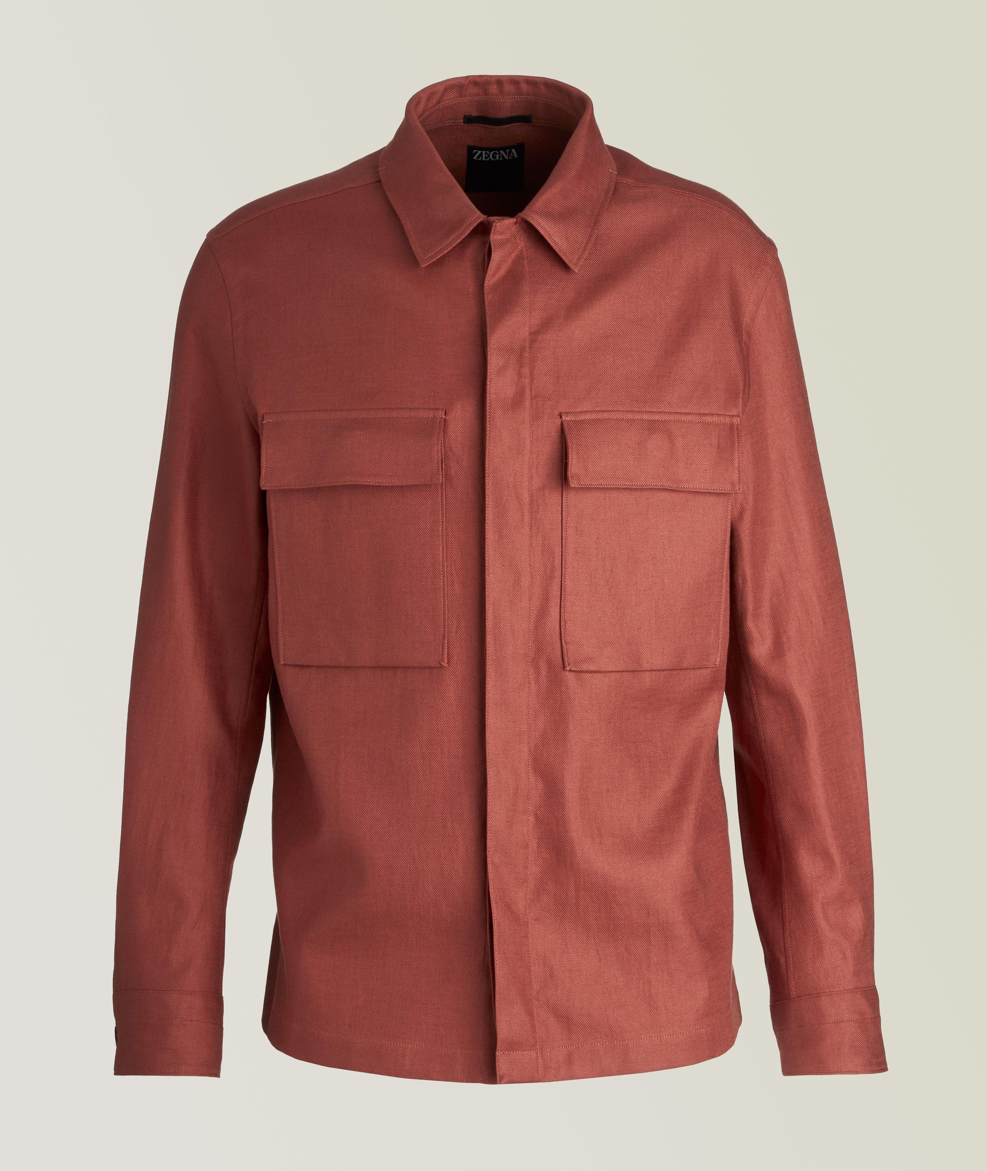 Linen Twill Overshirt image 0