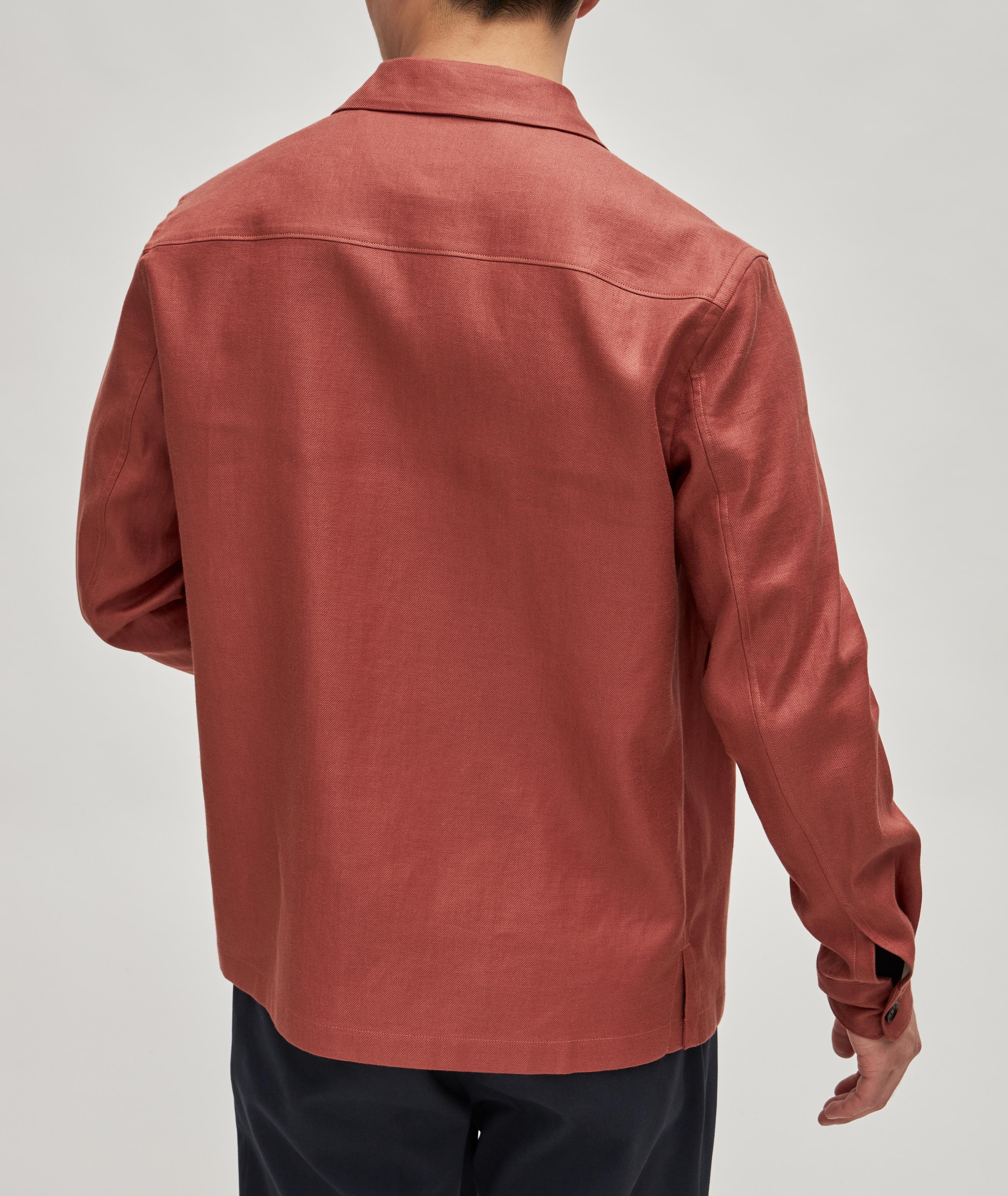 Linen Twill Overshirt image 3