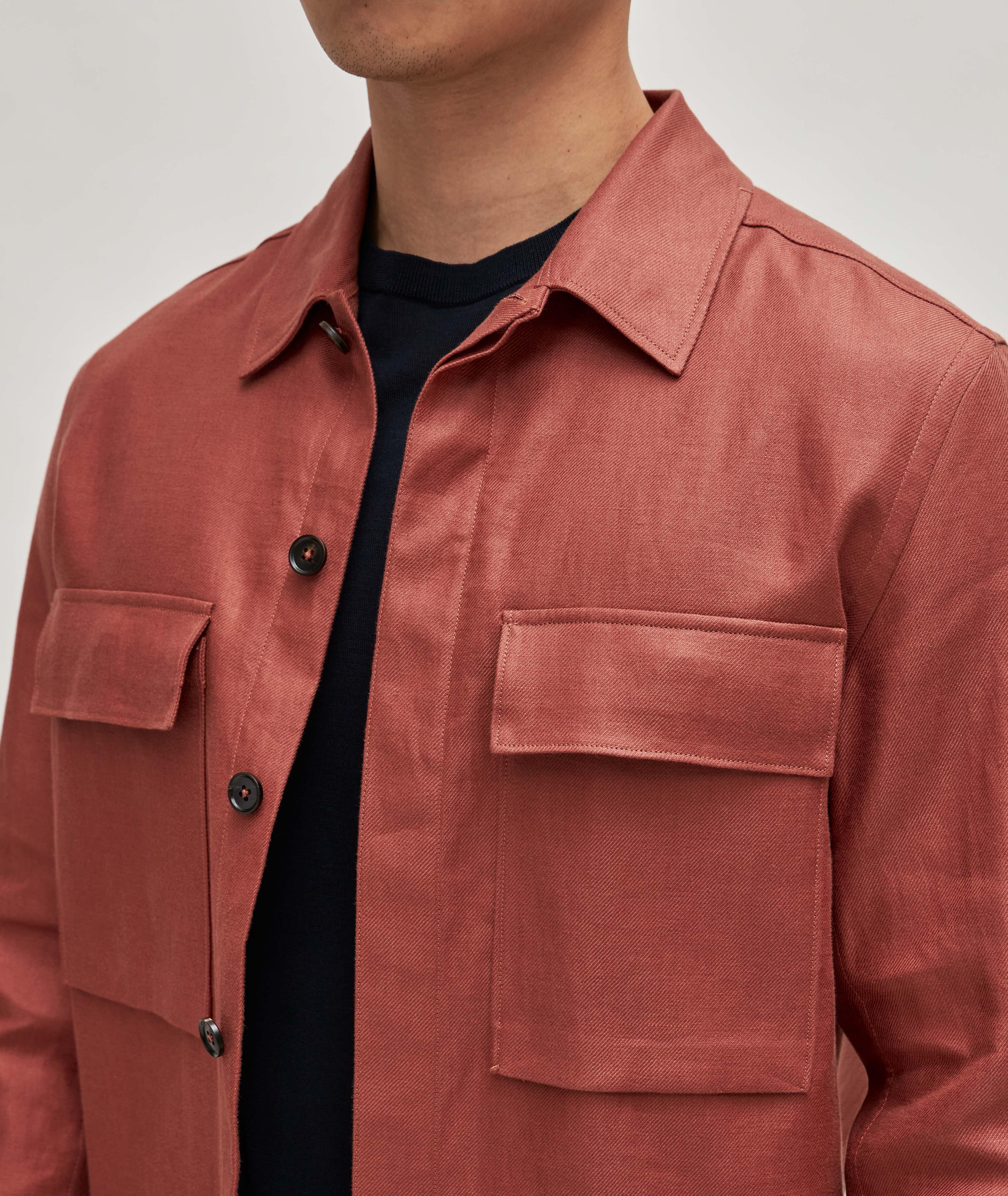 Linen Twill Overshirt image 4