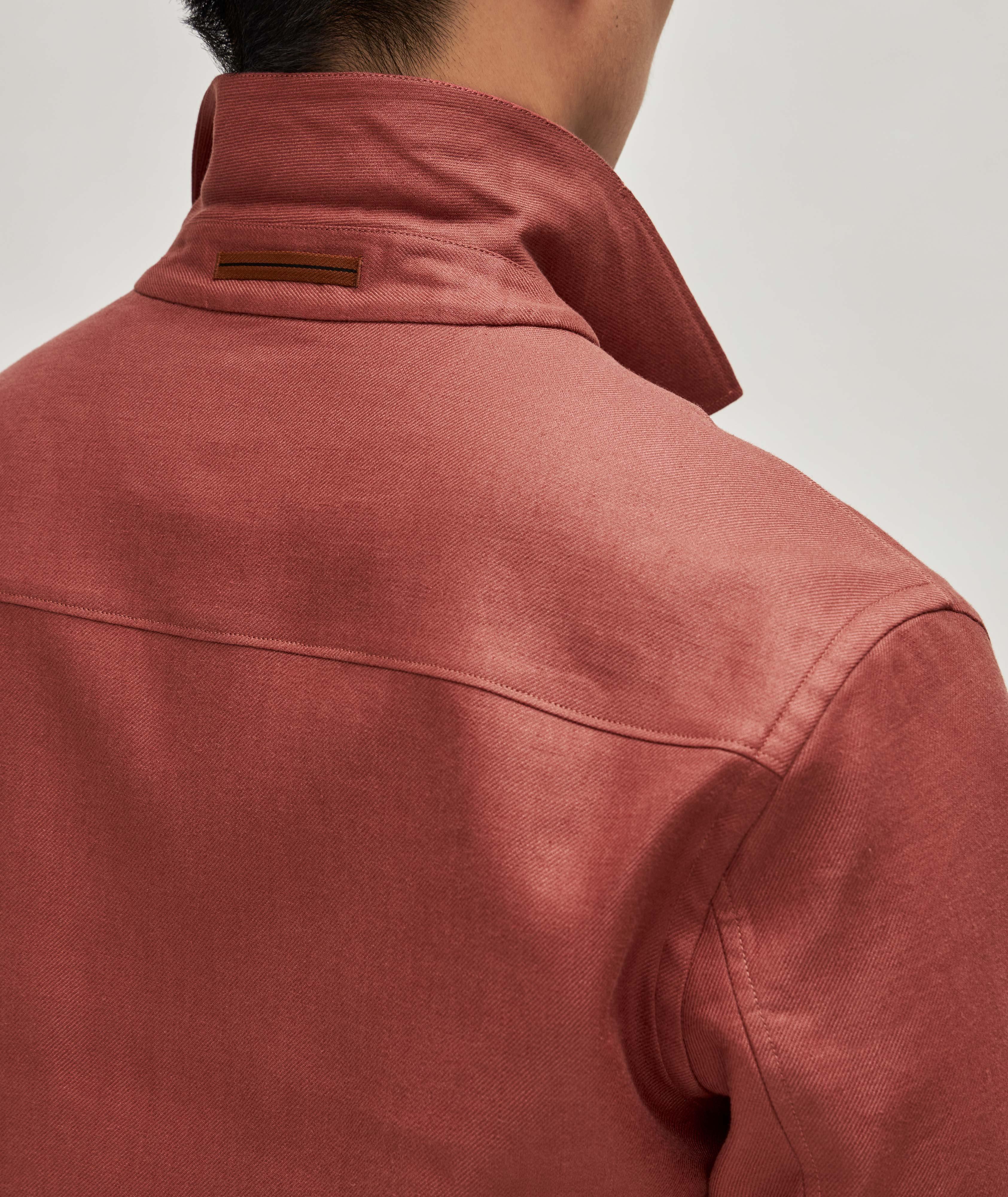 Linen Twill Overshirt image 5
