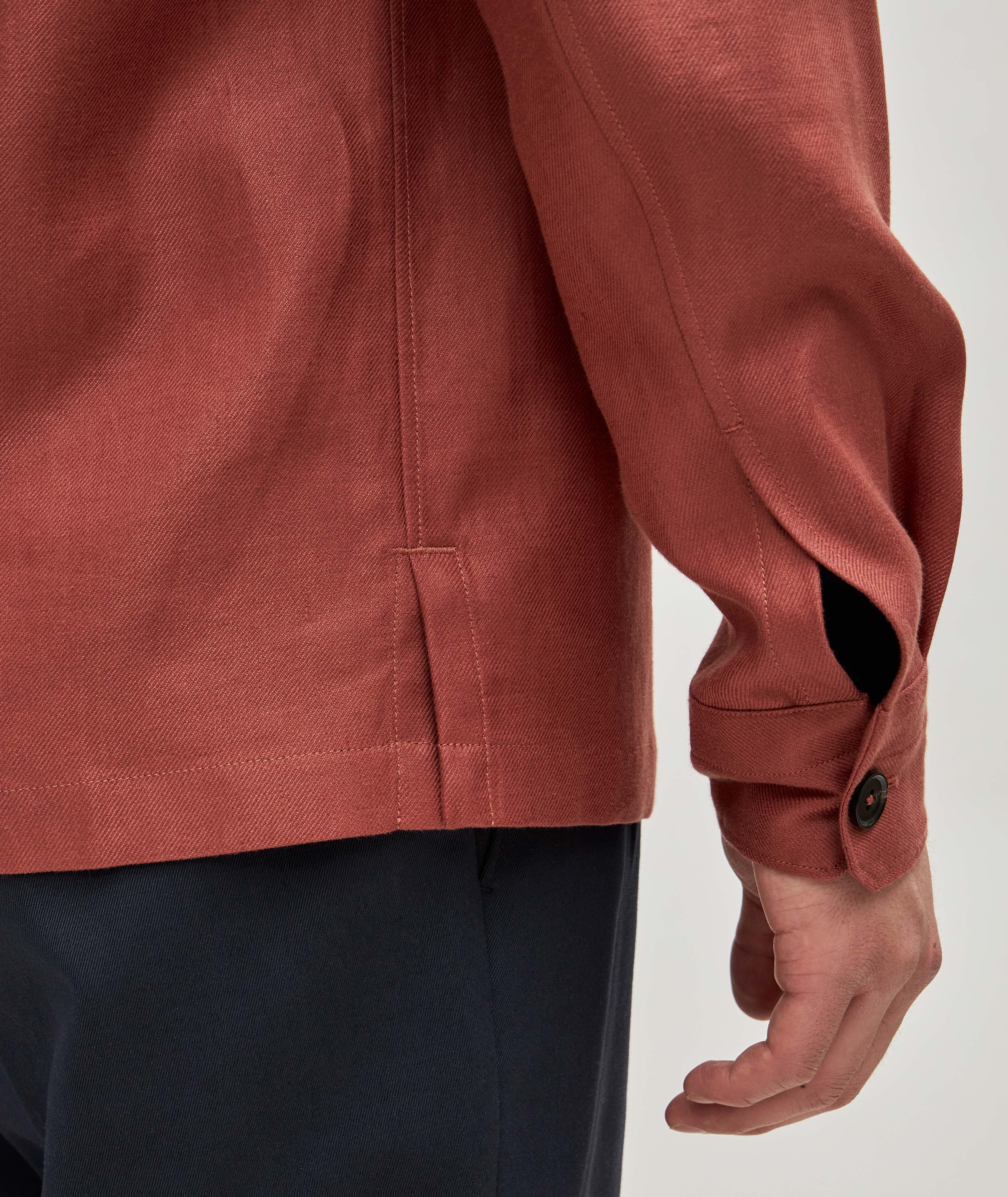 Linen Twill Overshirt image 6