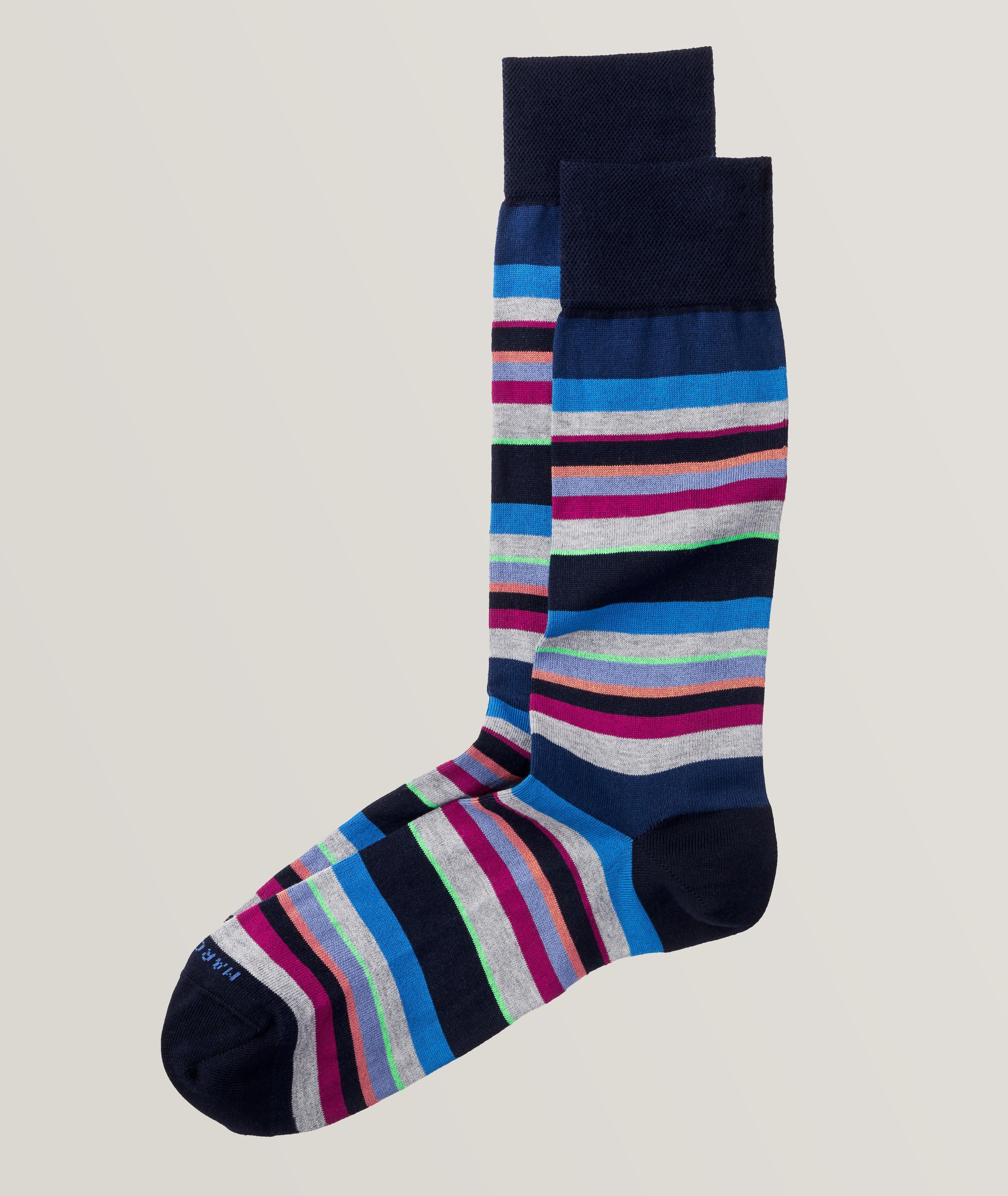 Fullcolour Striped Pima Cotton Socks
