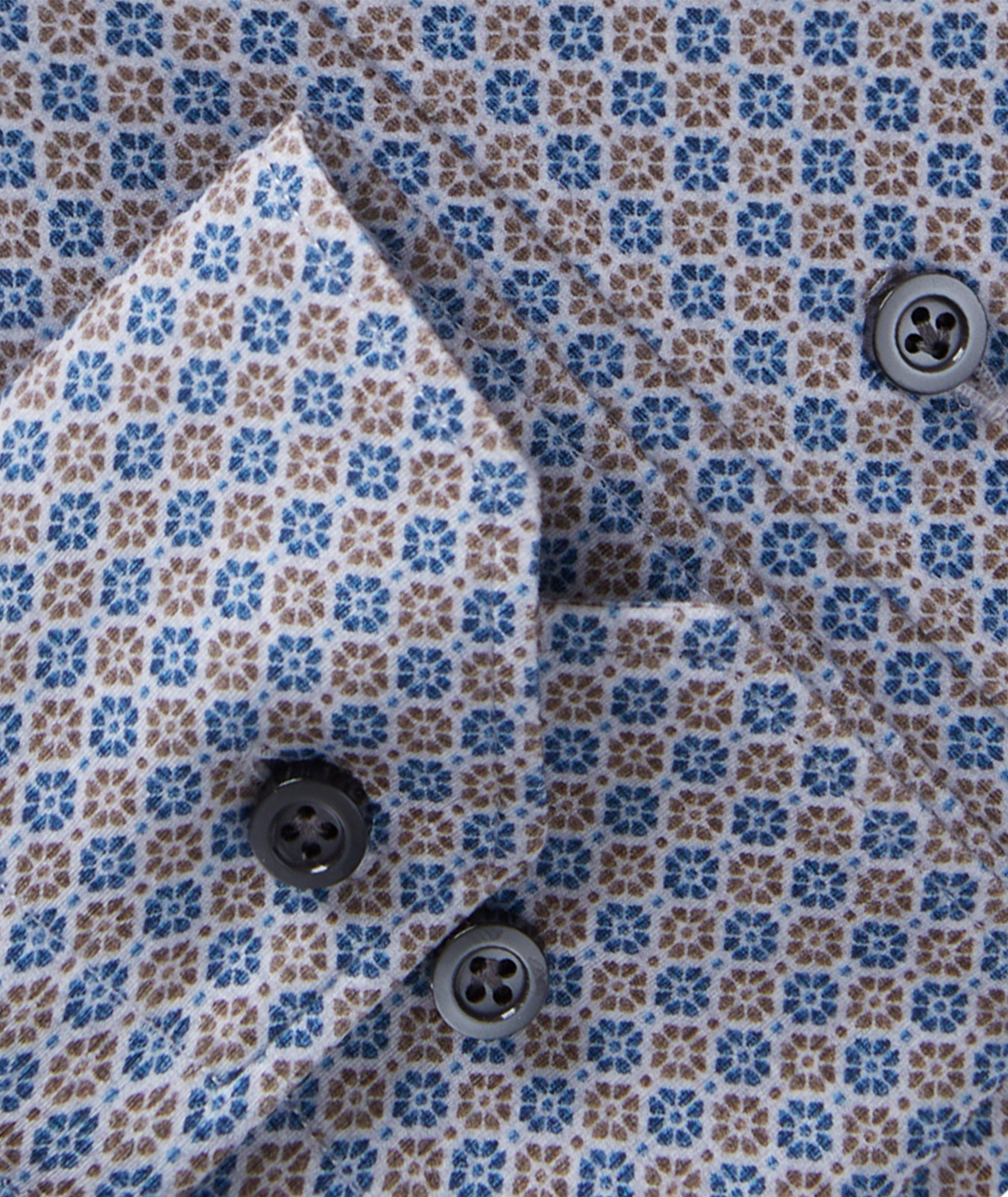 Performance Modern 4-Flex Floral Pattern Knit Shirt image 3