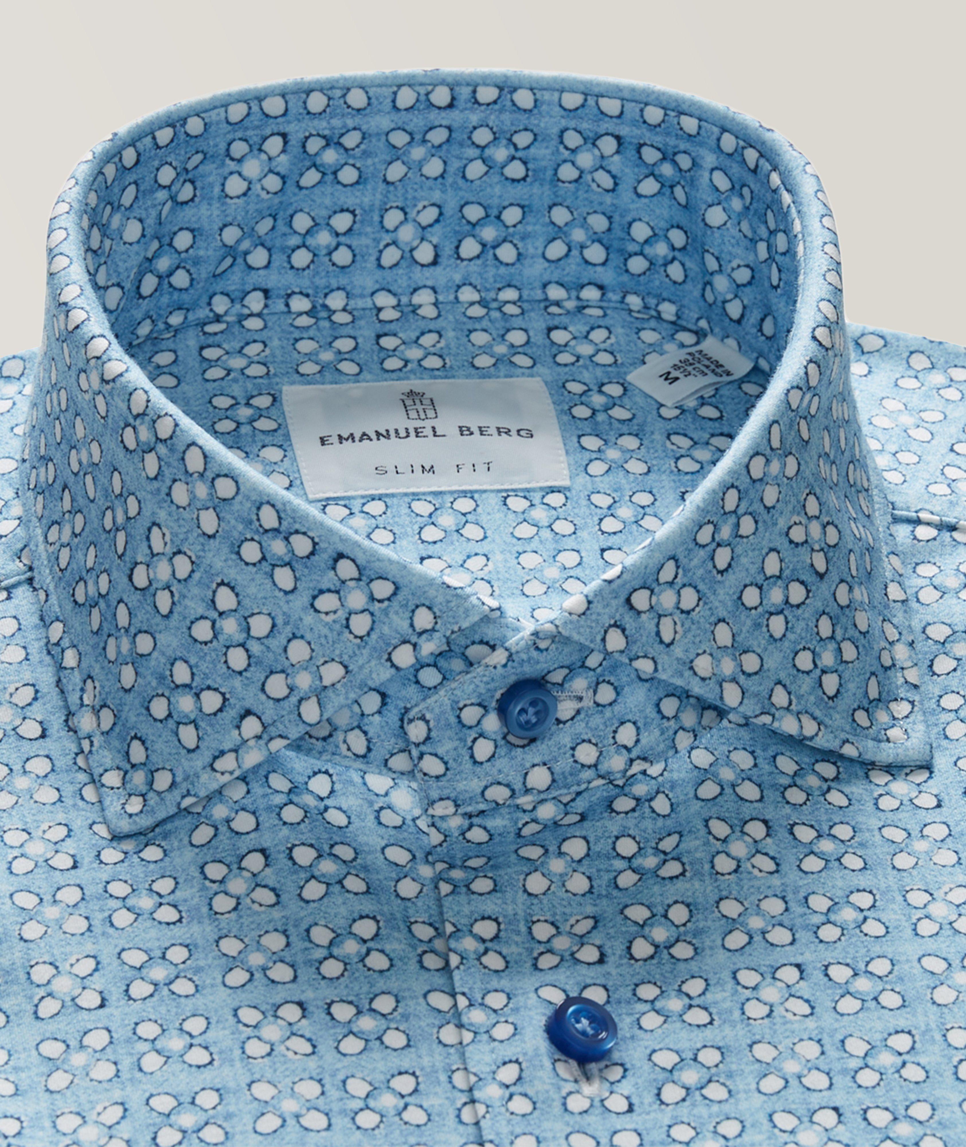 Performance Modern 4-Flex Floral Pattern Knit Shirt image 2