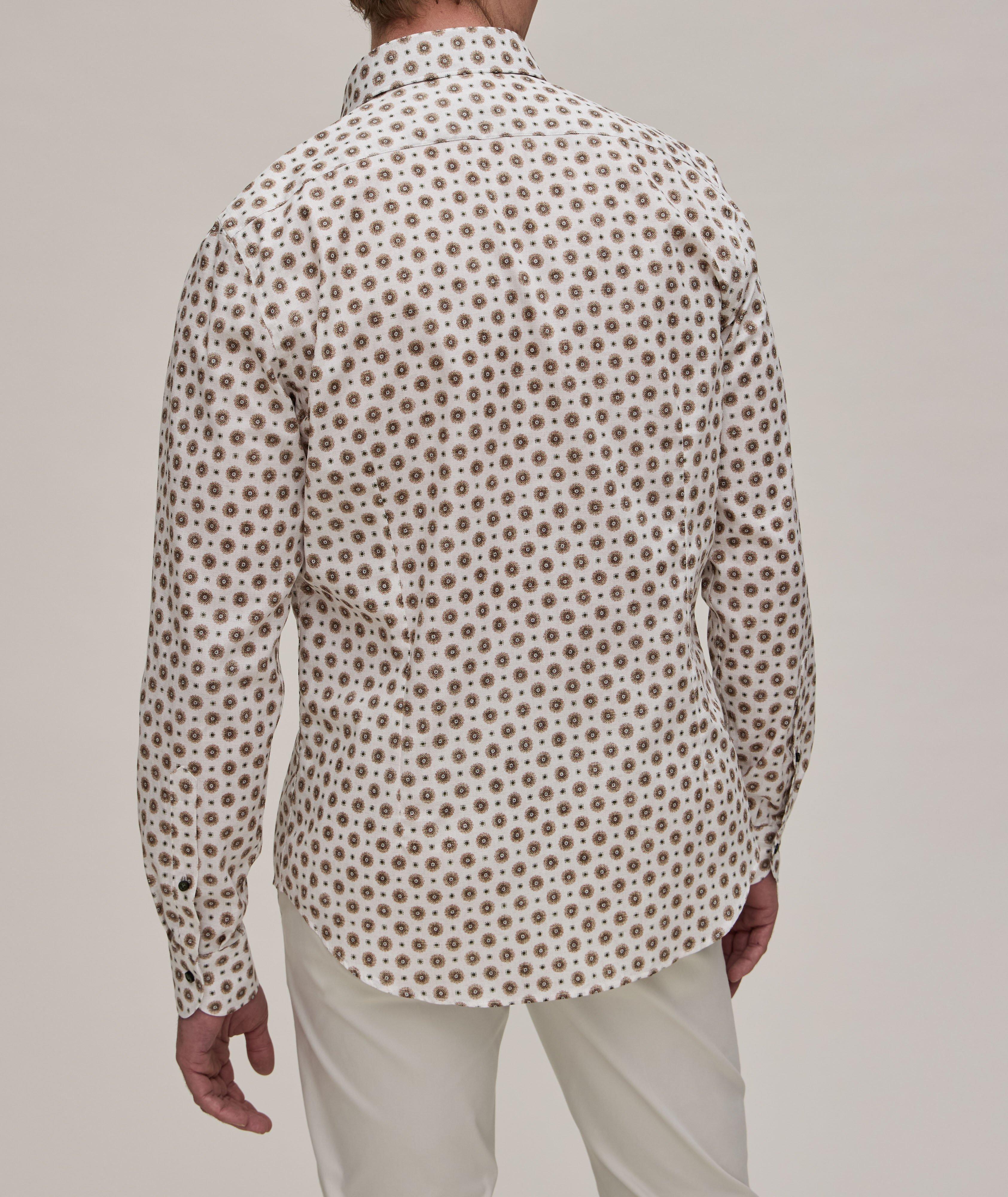 Floral Printed Cotton Dress Shirt image 2