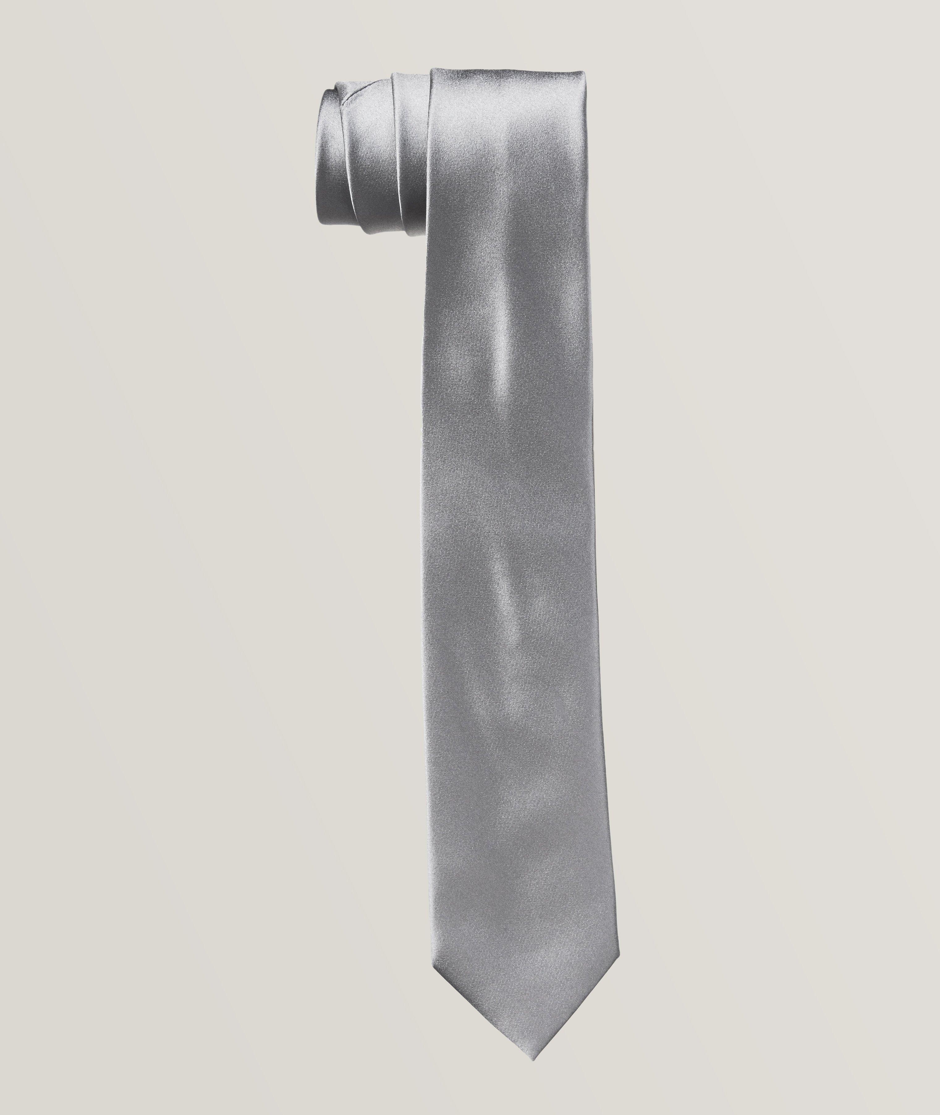 Silk Solid Evening Tie