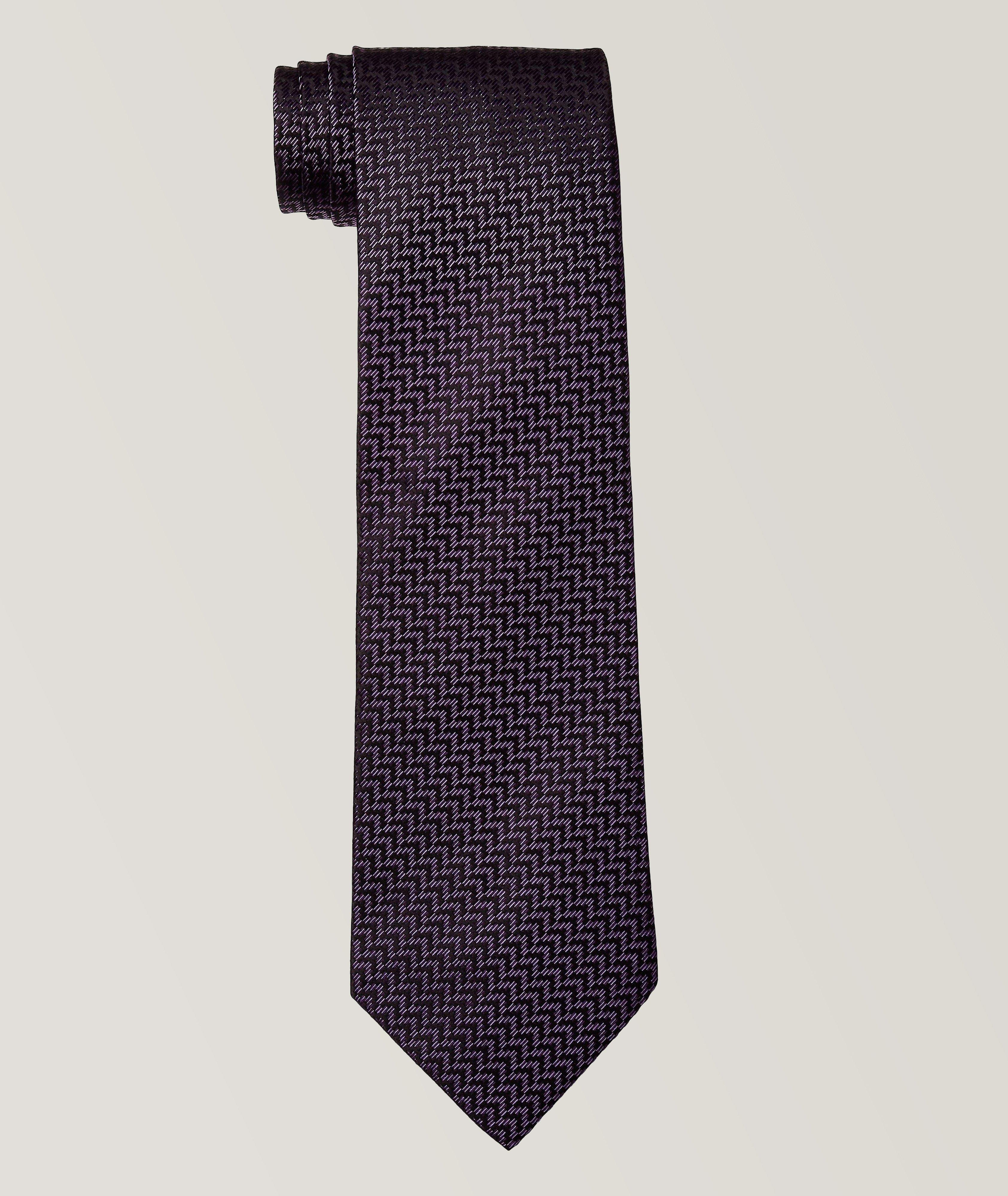 Linear Silk Tie