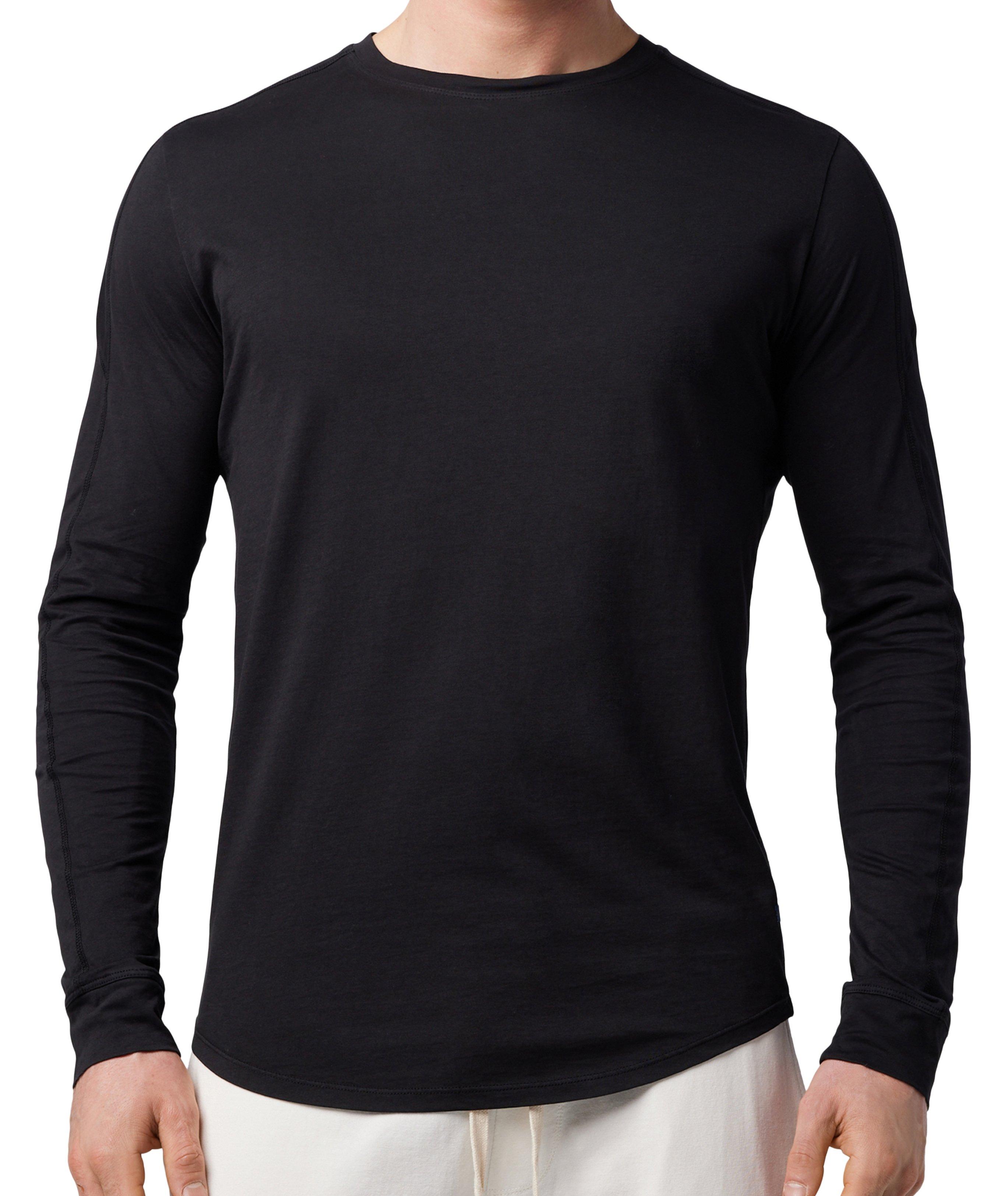 Long-Sleeve Crew Neck Jersey T-Shirt image 0
